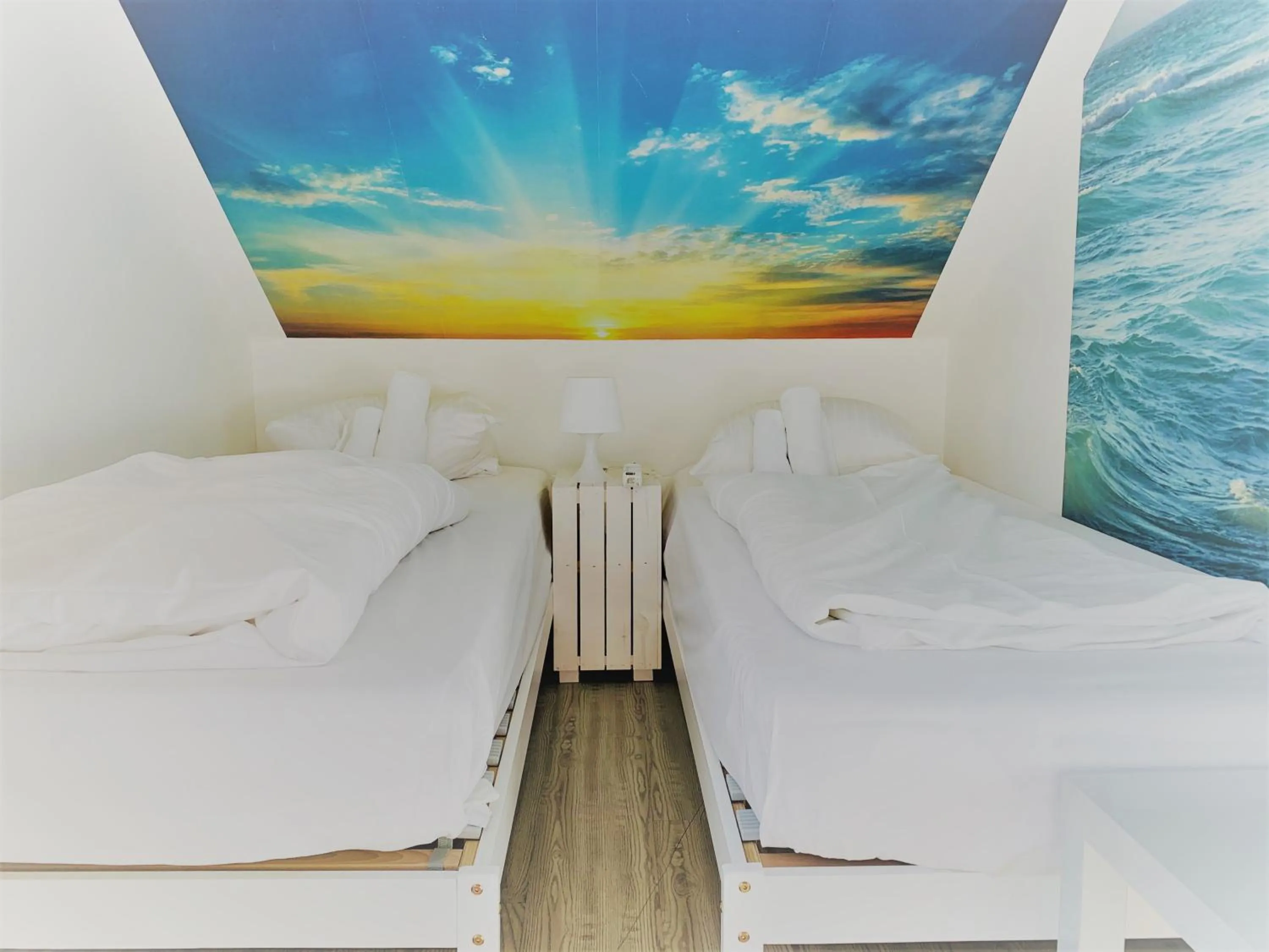 Photo of the whole room, Bed in mybrand boardinghouse Volksdorf Self Check-in -free parking