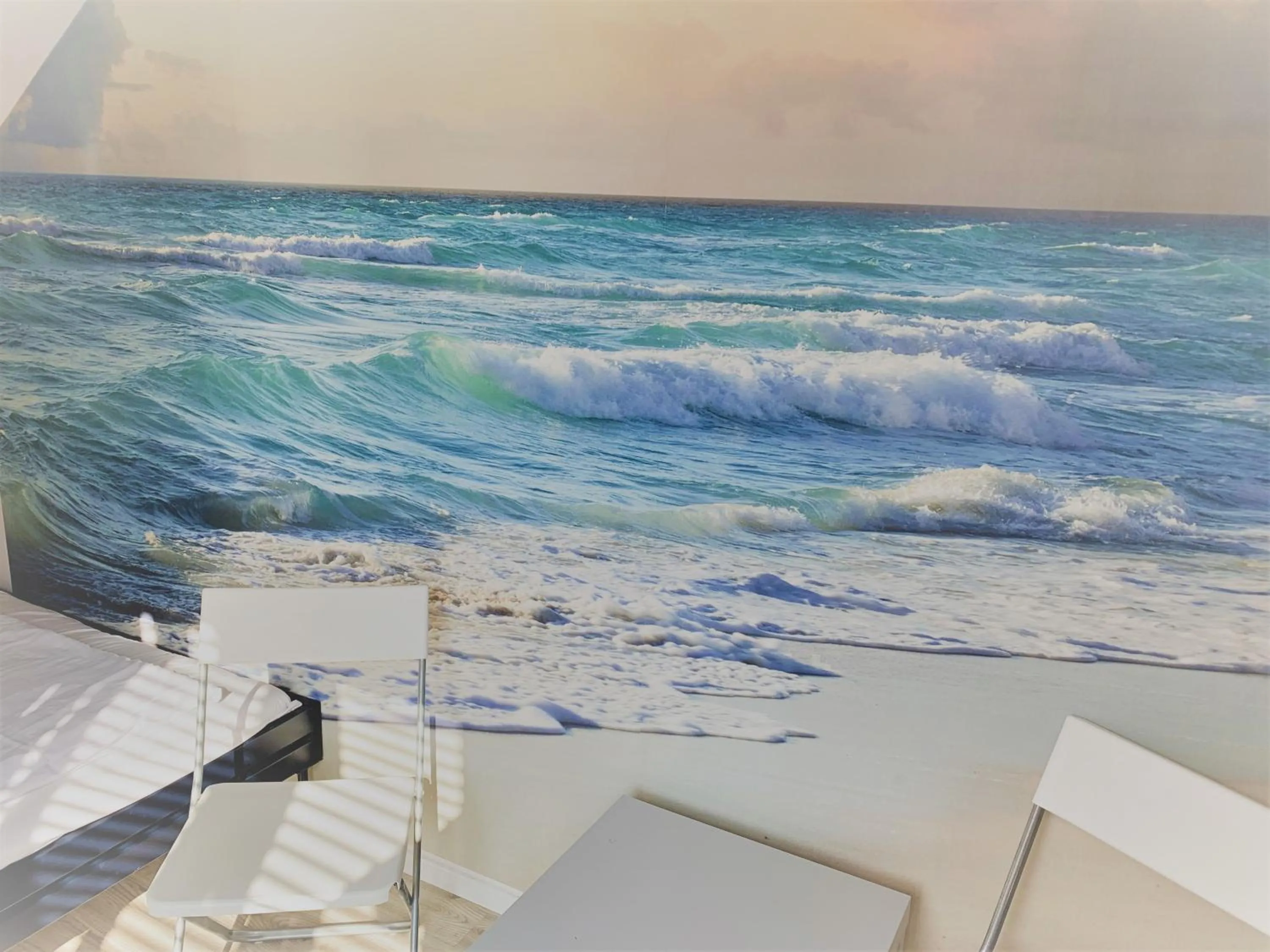 Seating area in mybrand boardinghouse Volksdorf Self Check-in -free parking