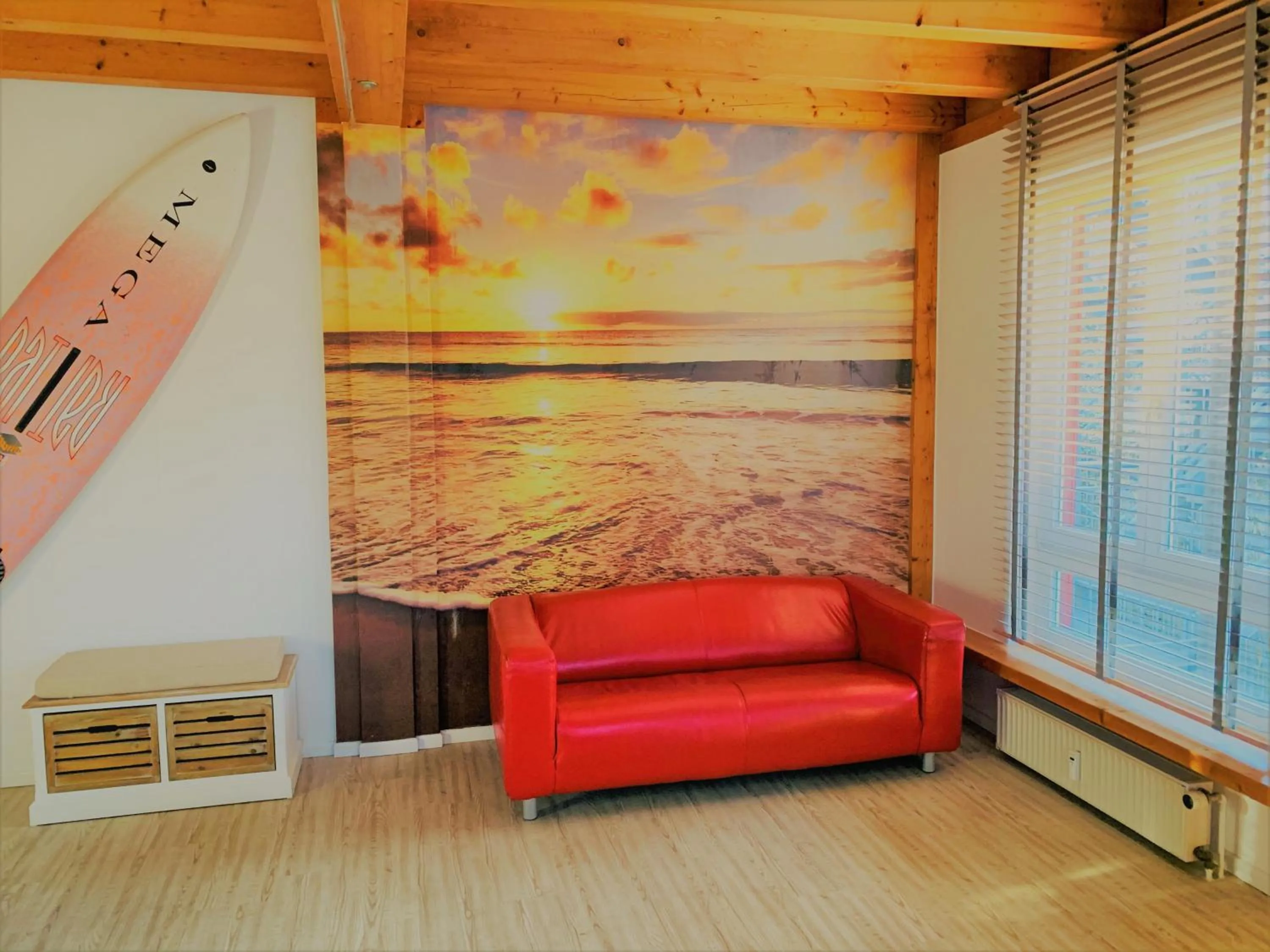 Seating area in mybrand boardinghouse Volksdorf Self Check-in -free parking