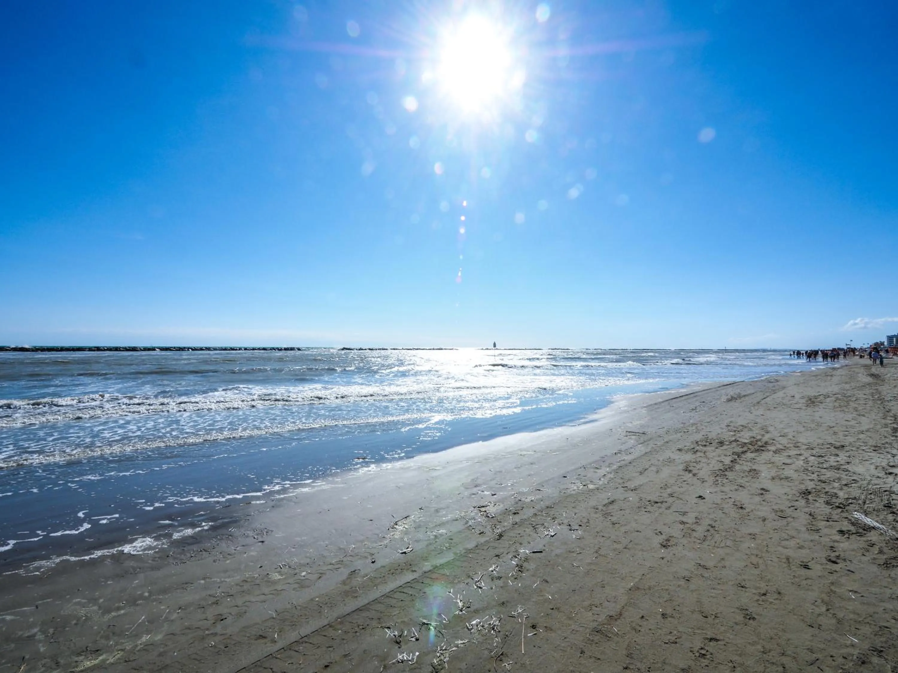 Beach in Hotel Colorado Cesenatico