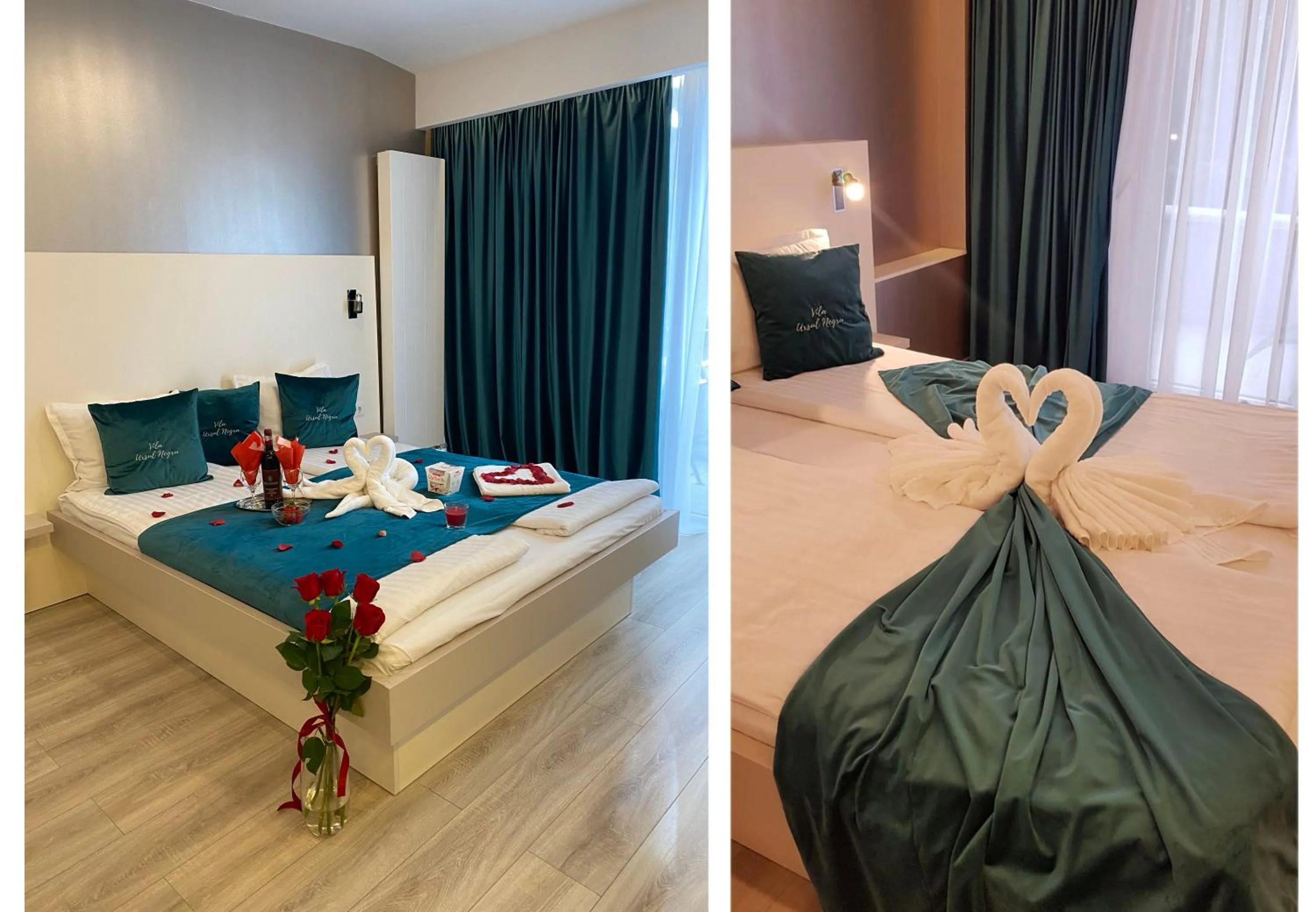 Bed in Vila Ursul Negru