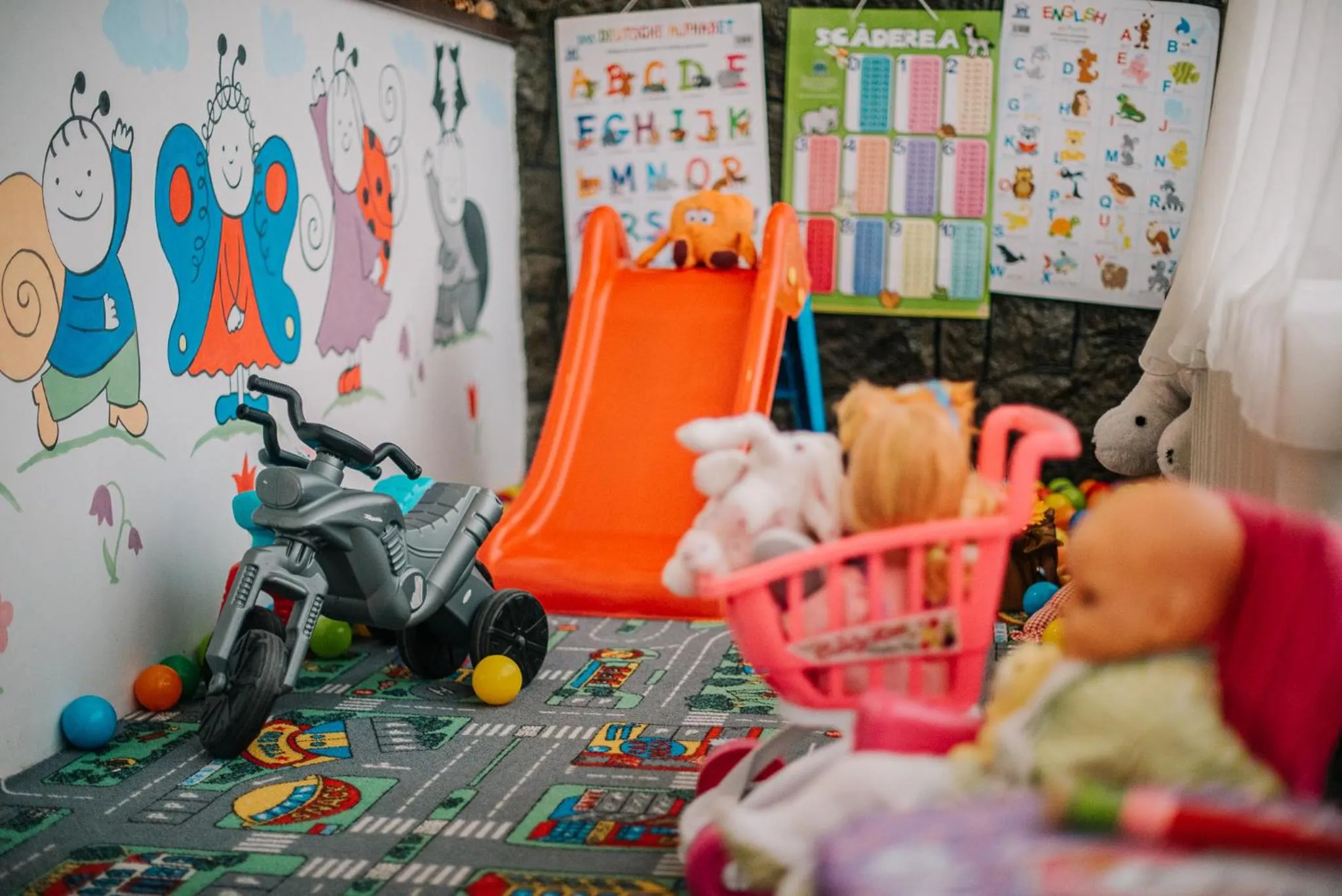 children in Vila Ursul Negru