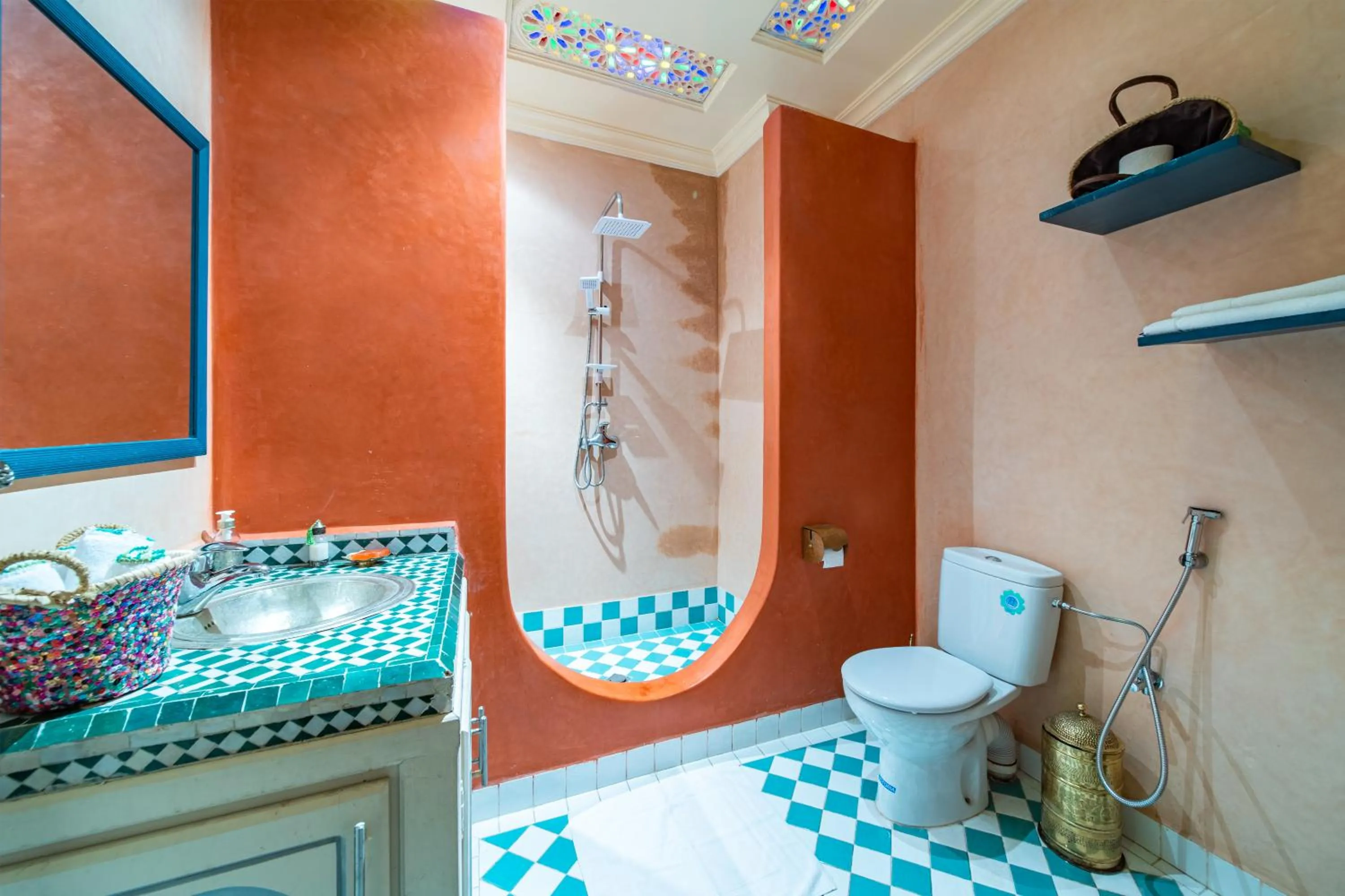 Shower in Riad Appart Arwa