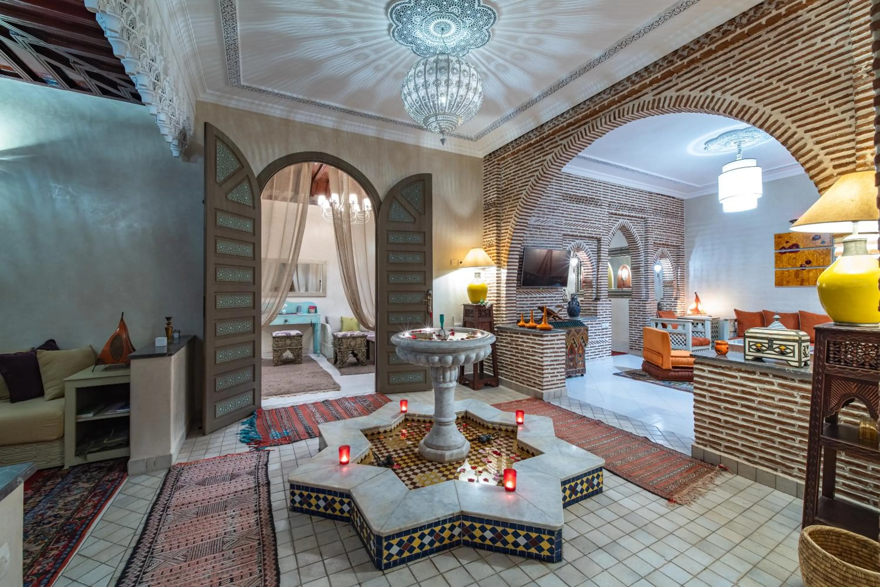 Living room in Riad Appart Arwa