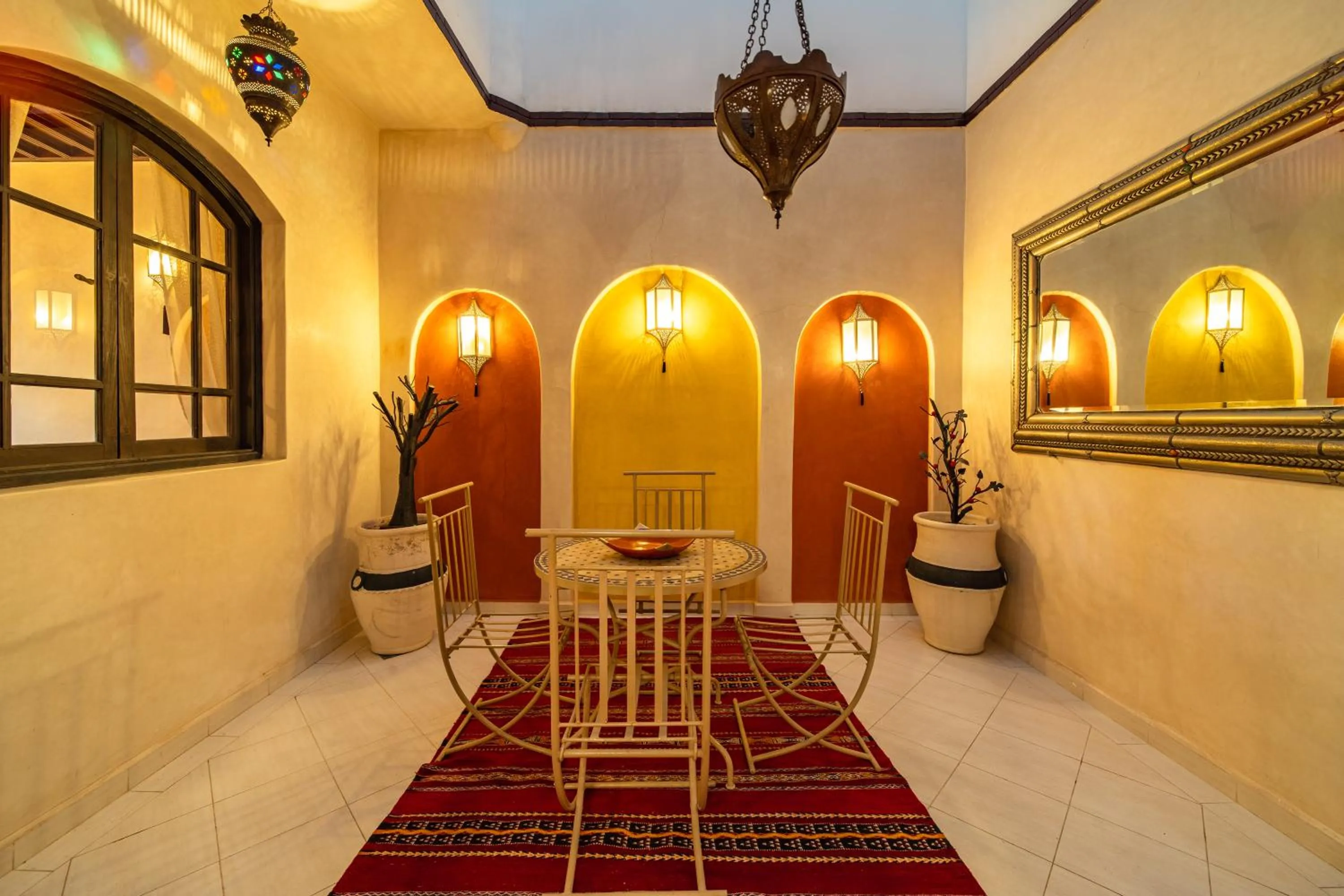 Living room in Riad Appart Arwa