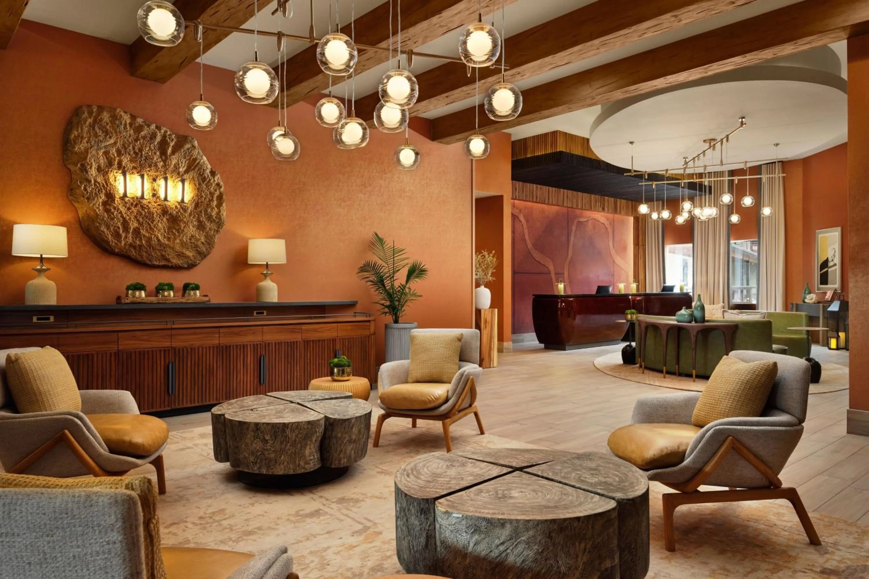 Lobby or reception in Red Cliffs Lodge Zion, A Tribute Portfolio Hotel - Marriott Bonvoy