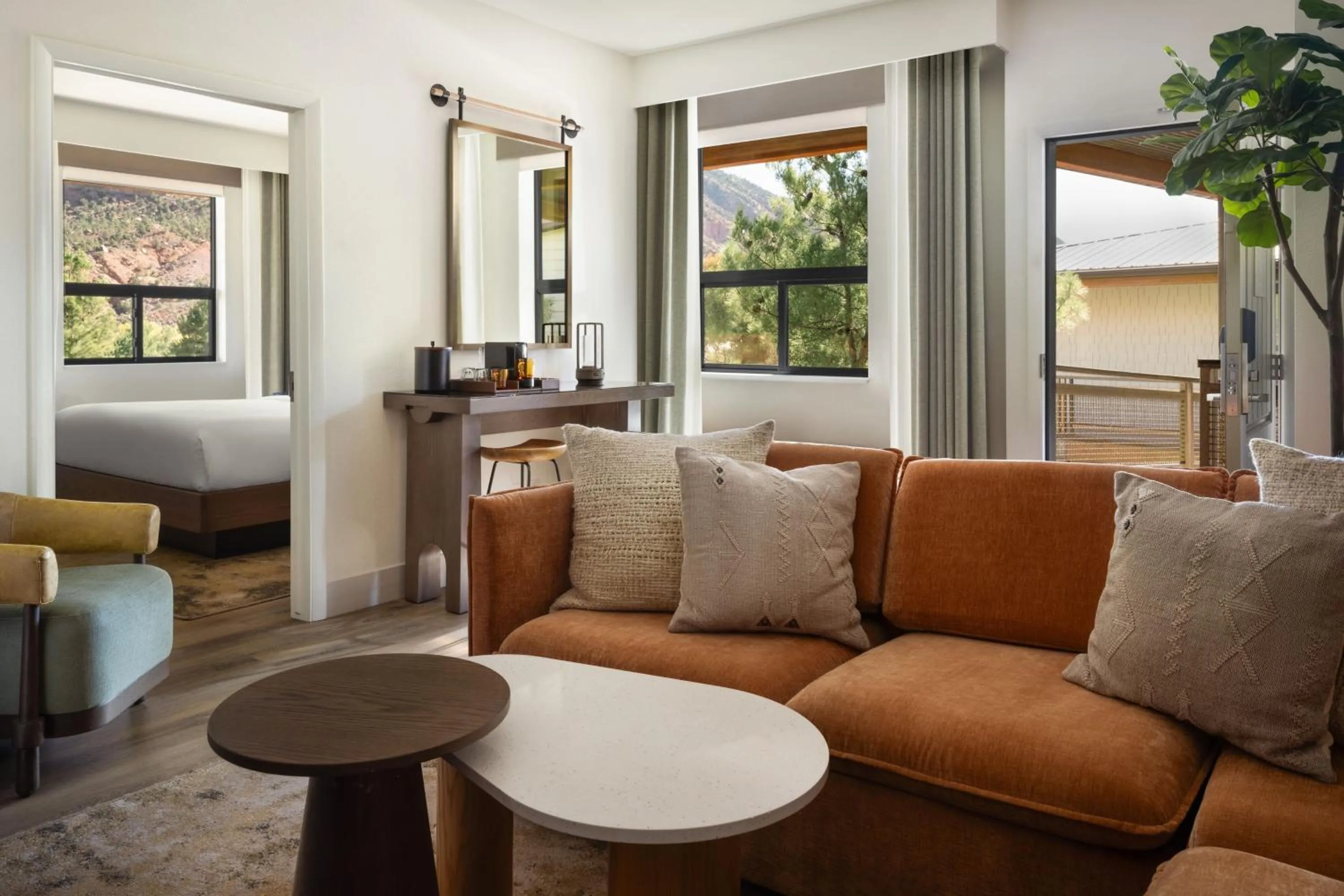 Bedroom in Red Cliffs Lodge Zion, A Tribute Portfolio Hotel - Marriott Bonvoy