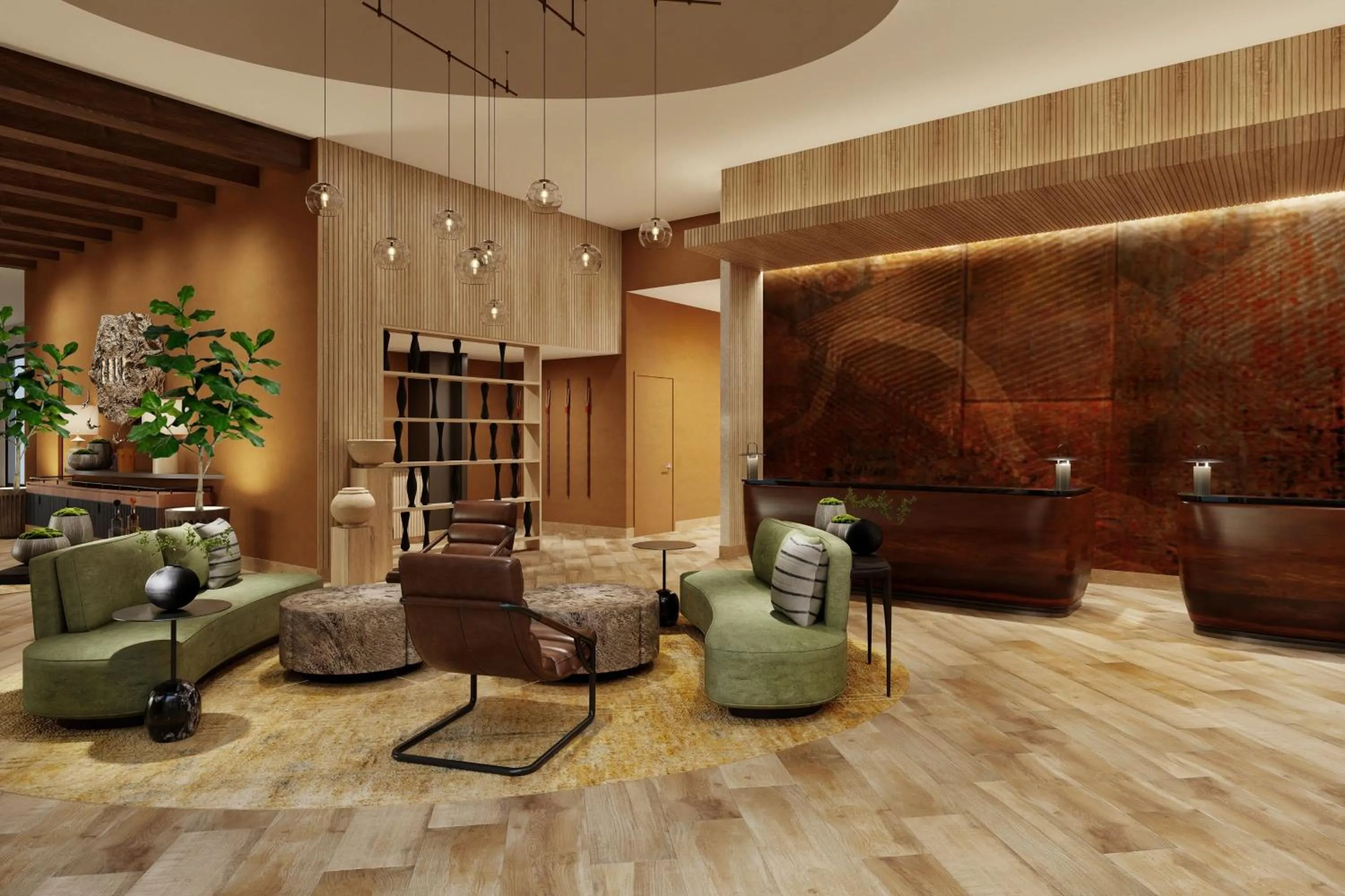 Lobby or reception in Red Cliffs Lodge Zion, A Tribute Portfolio Hotel - Marriott Bonvoy