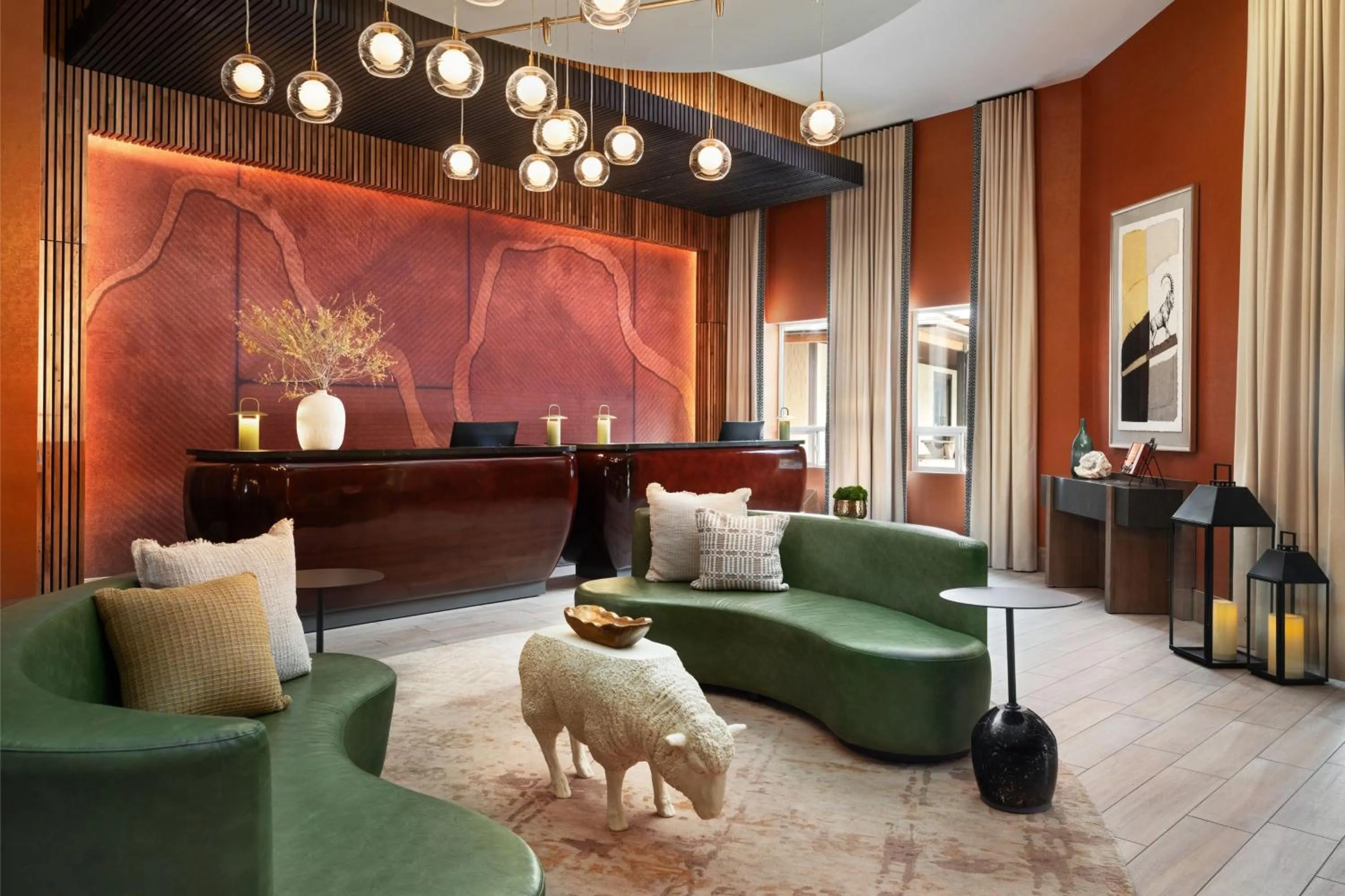 Lobby or reception in Red Cliffs Lodge Zion, A Tribute Portfolio Hotel - Marriott Bonvoy