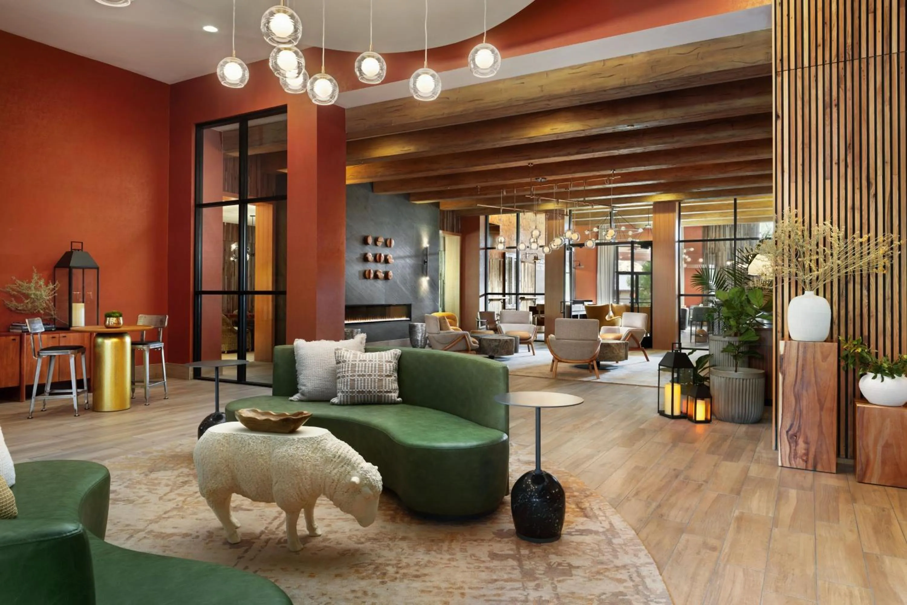 Lobby or reception in Red Cliffs Lodge Zion, A Tribute Portfolio Hotel - Marriott Bonvoy