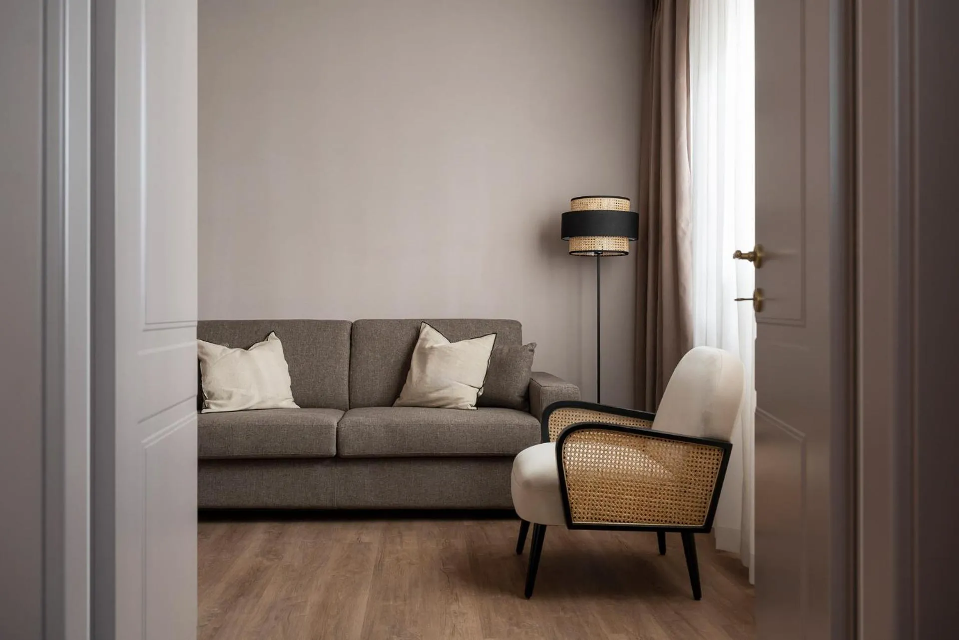 Seating area in Hotel Villa Eur