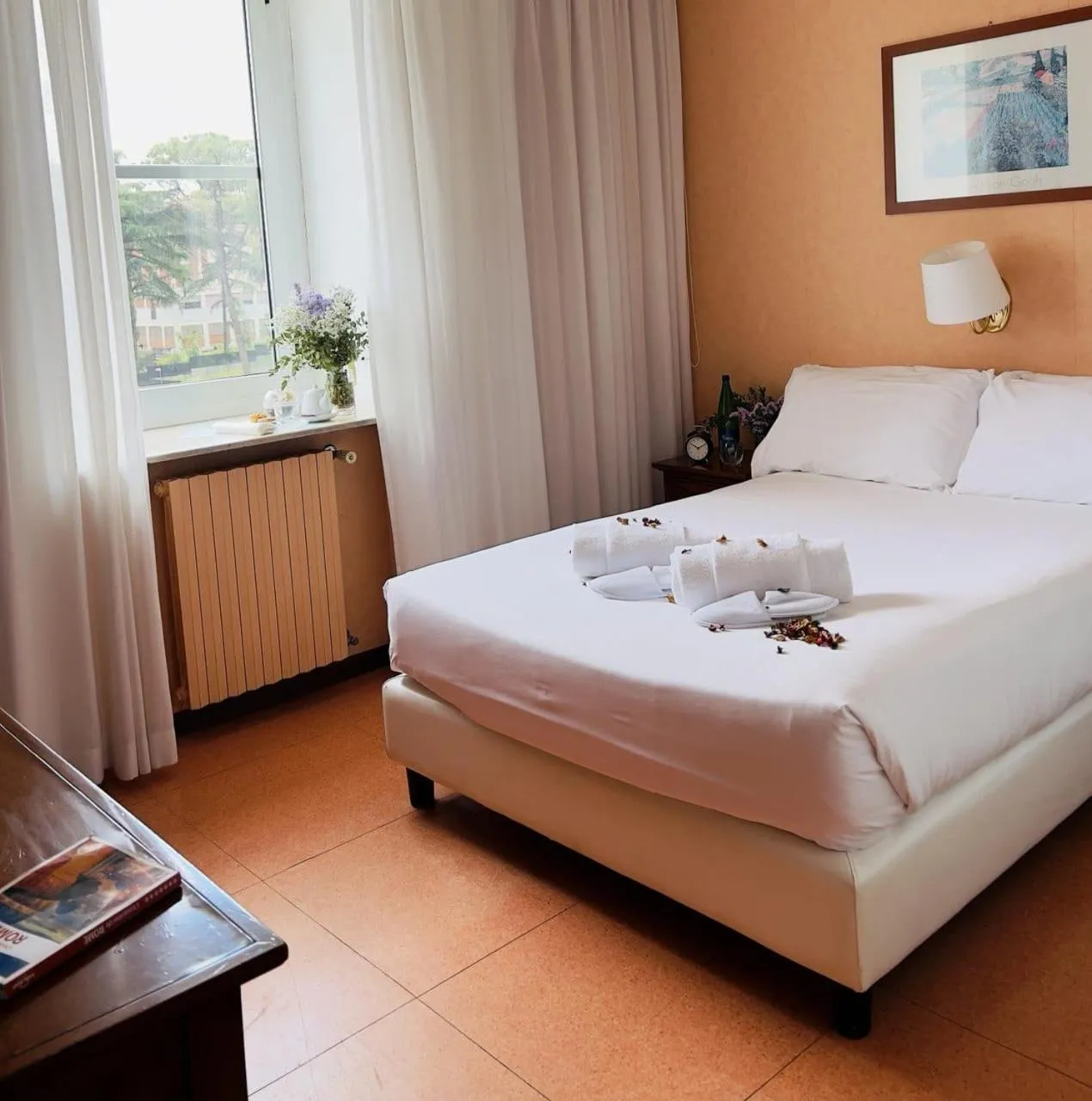Bed in Hotel Villa Eur