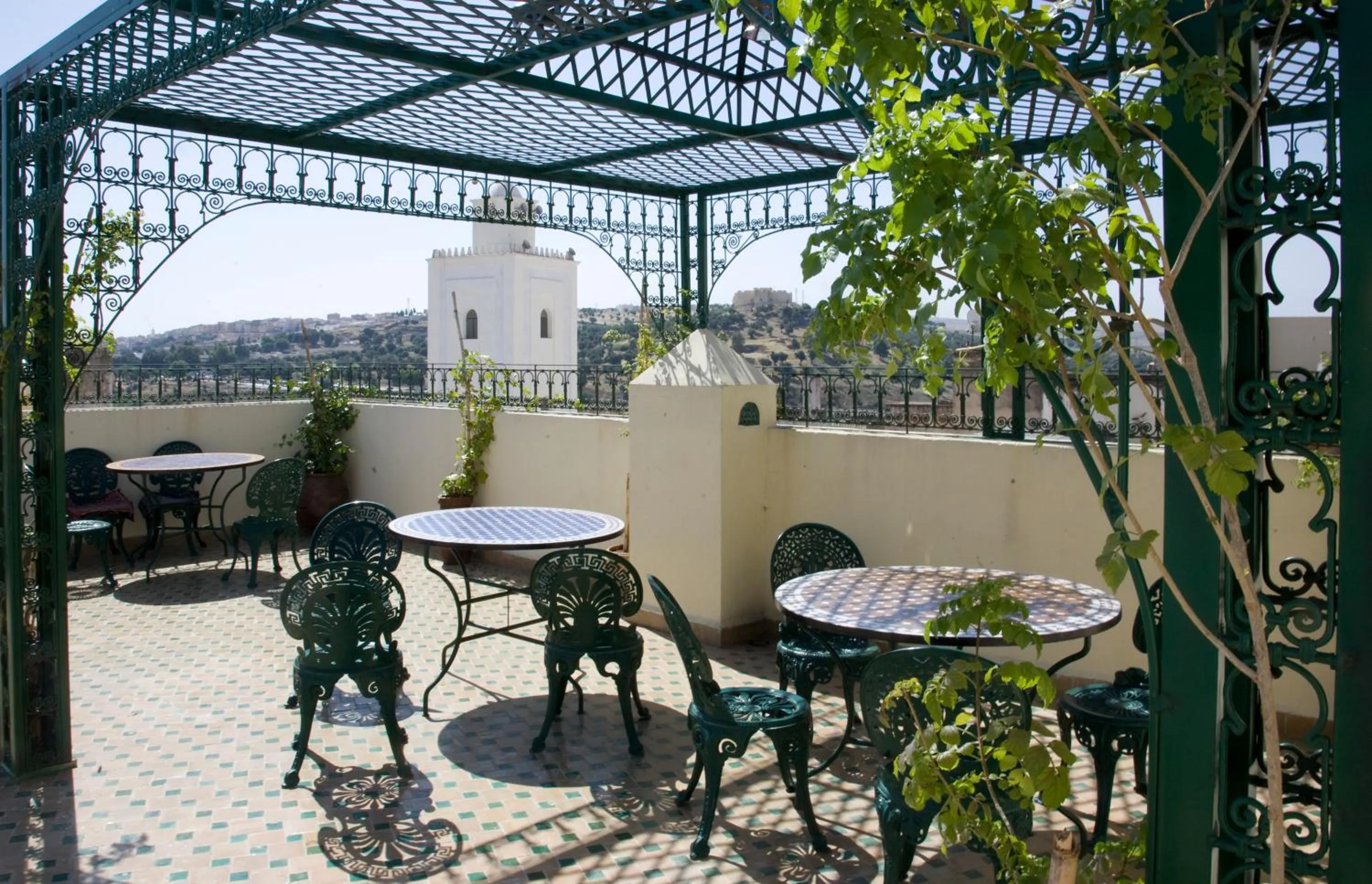 Balcony/Terrace in Dar Fes Medina Ziat