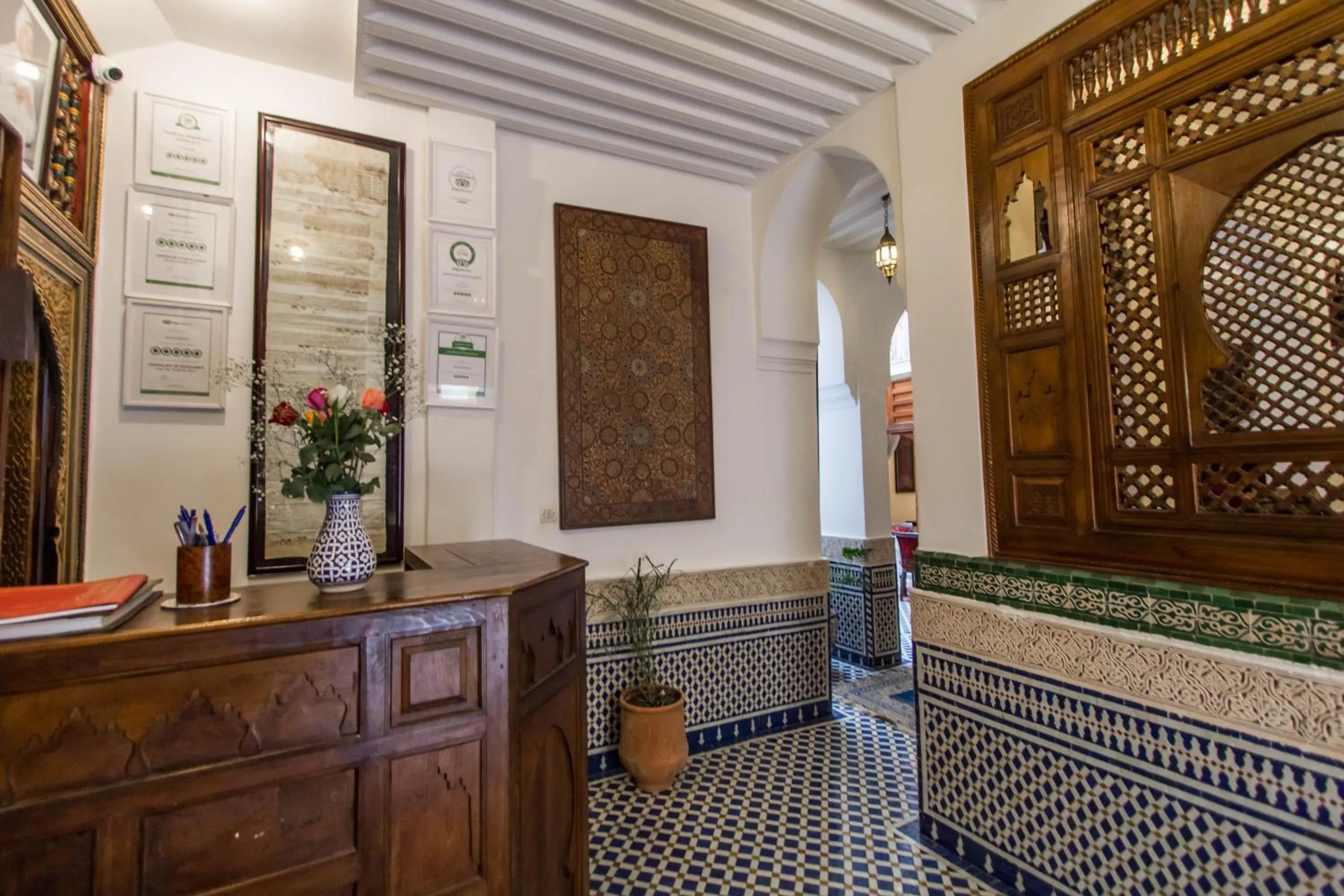 Lobby or reception in Dar Fes Medina Ziat