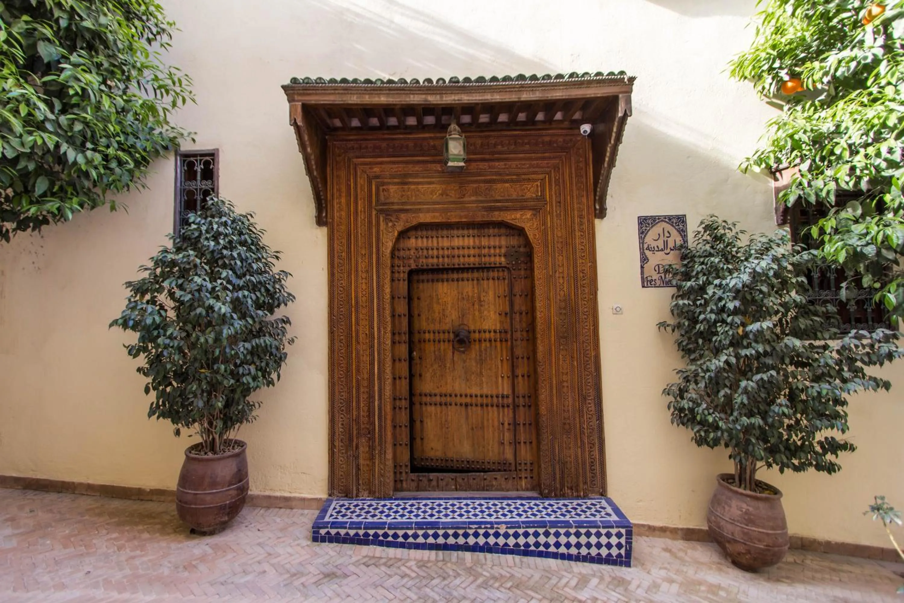 Facade/entrance in Dar Fes Medina Ziat