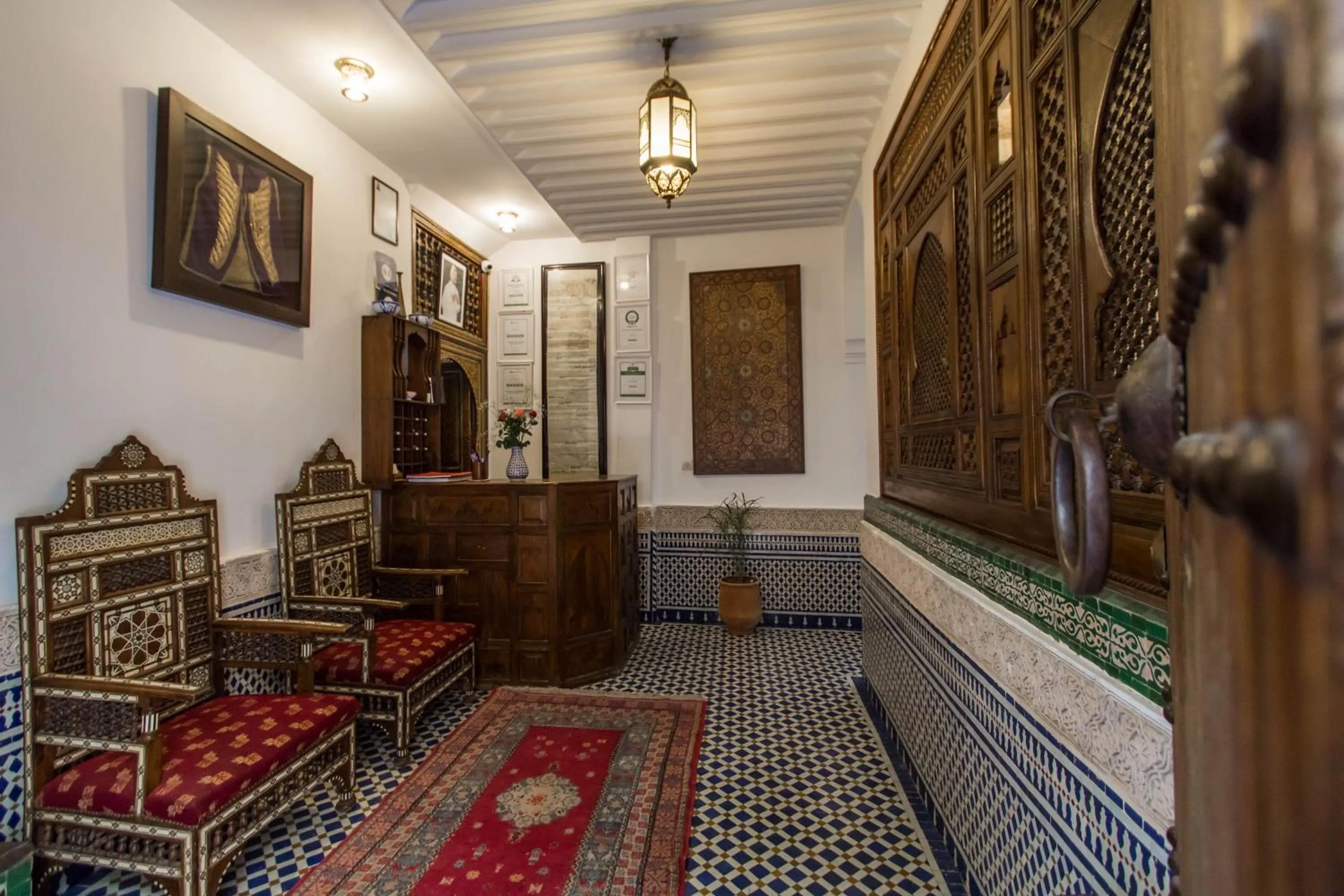 Lobby or reception in Dar Fes Medina Ziat
