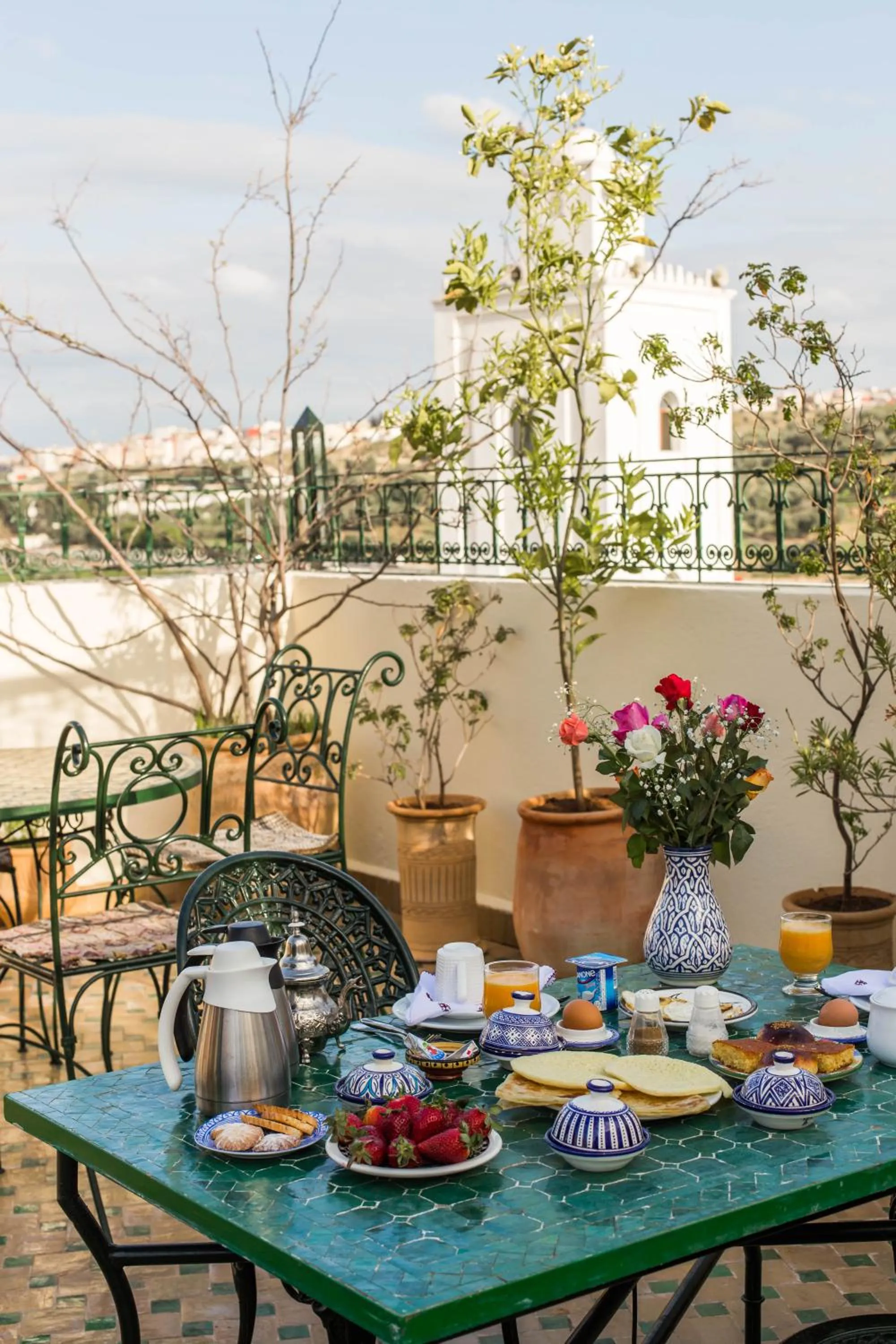 Food close-up in Dar Fes Medina Ziat