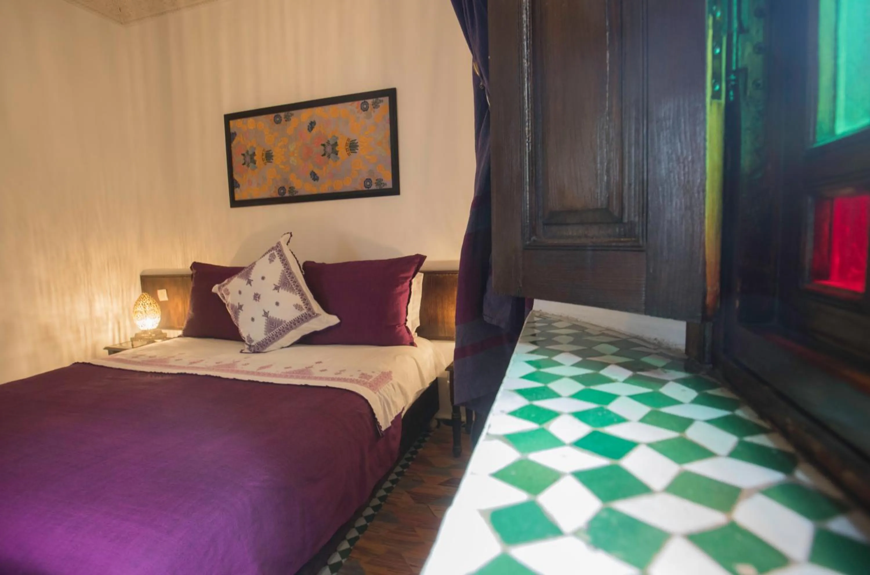 Bed in Dar Fes Medina Ziat