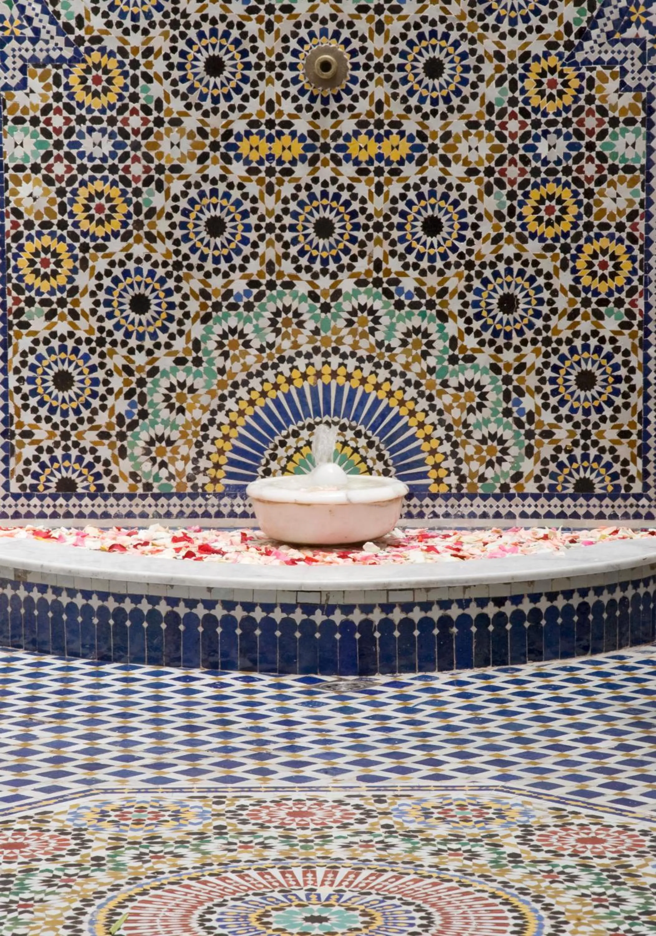 Decorative detail in Dar Fes Medina Ziat