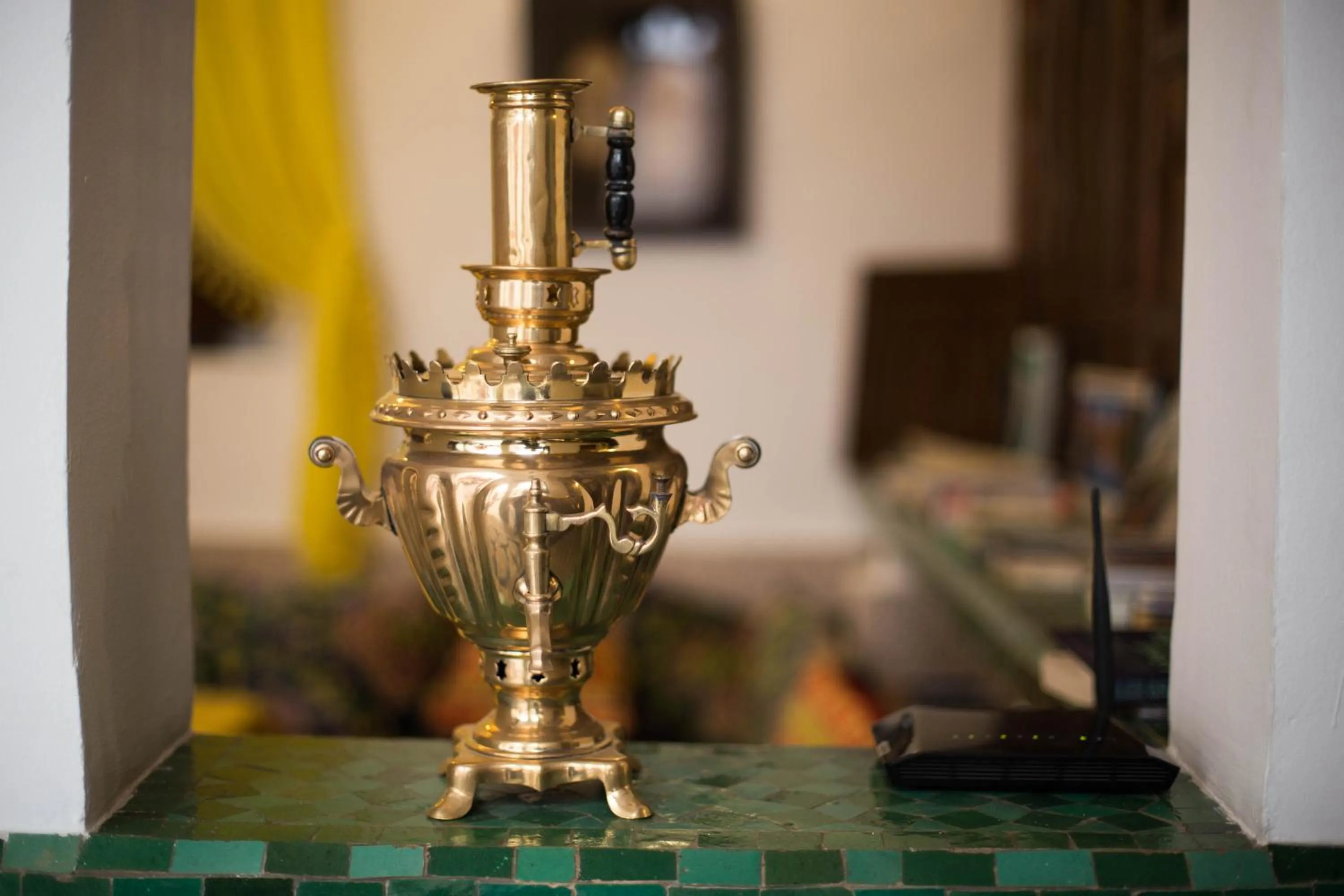 Decorative detail in Dar Fes Medina Ziat