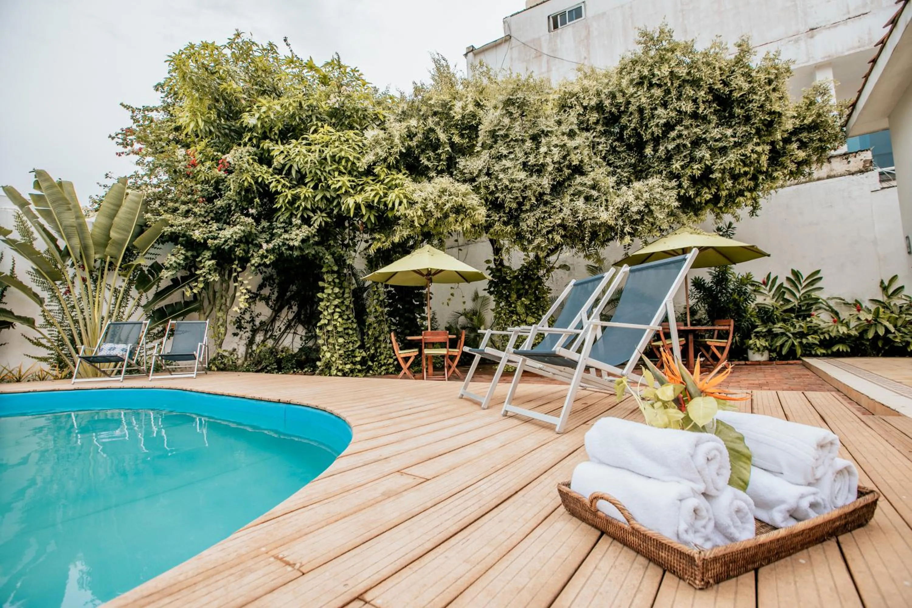 Swimming pool in Casa Bustamante Hotel Boutique