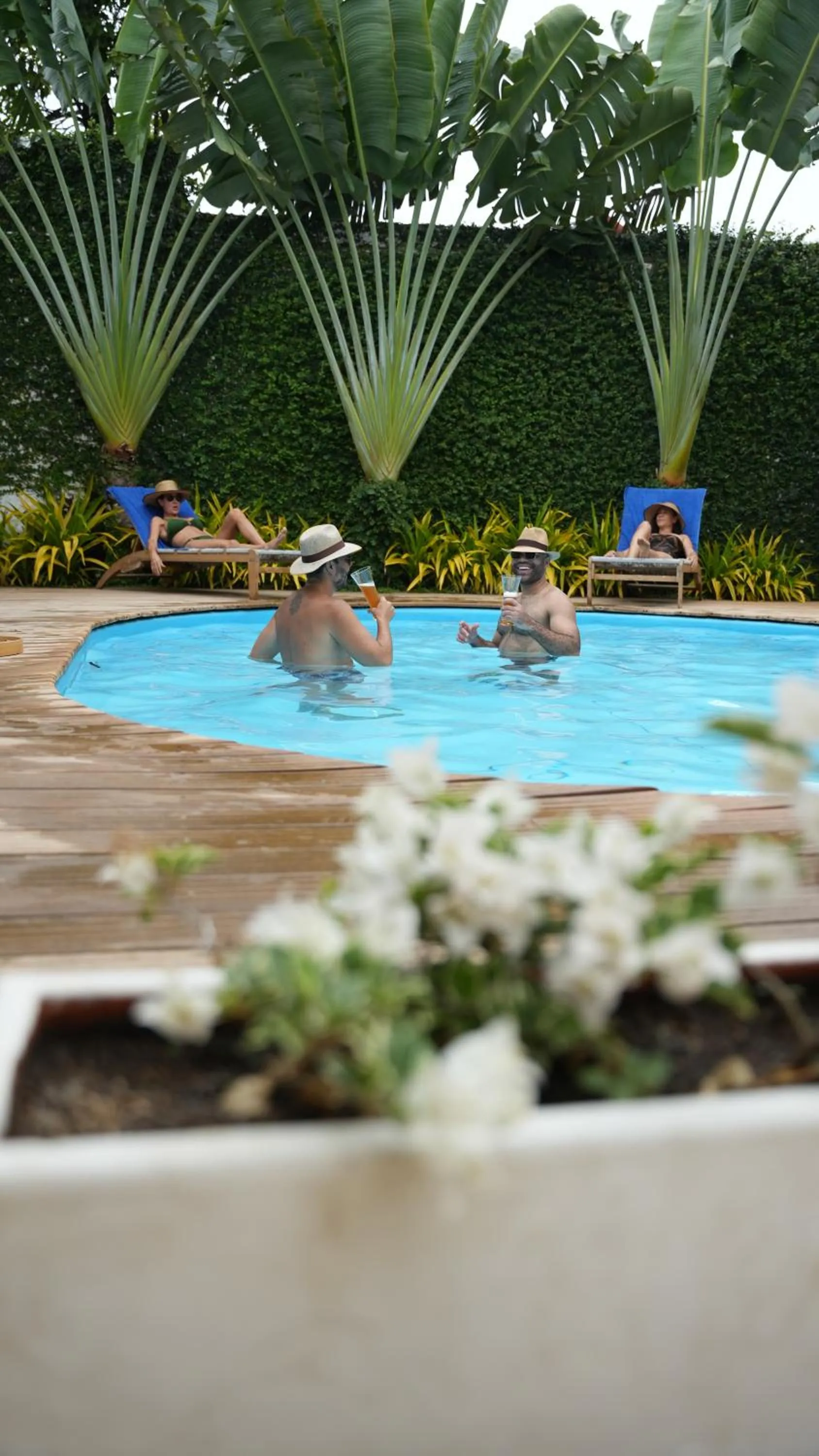 Pool view in Casa Bustamante Hotel Boutique