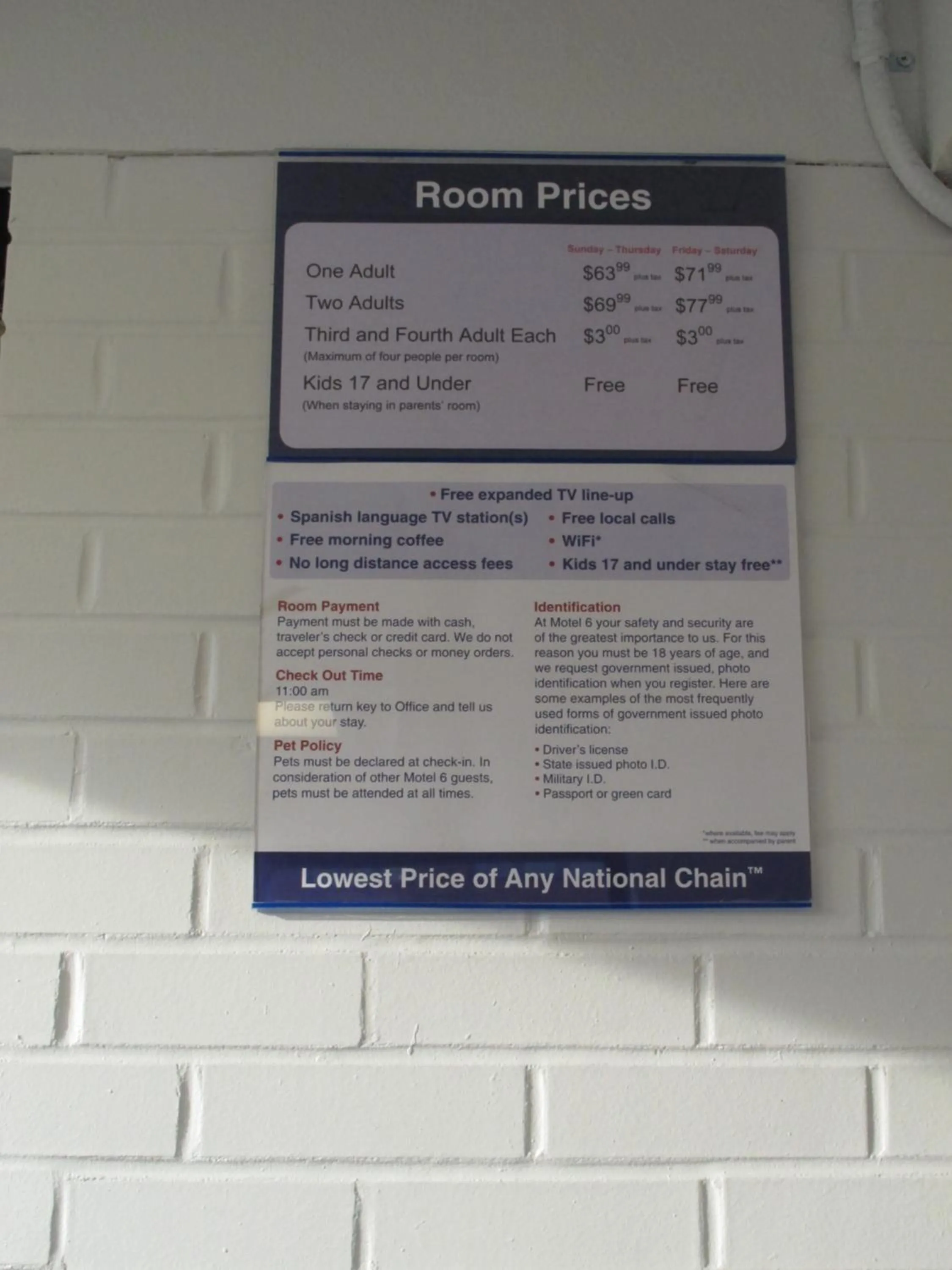 Other in Motel 6 Baltimore MD