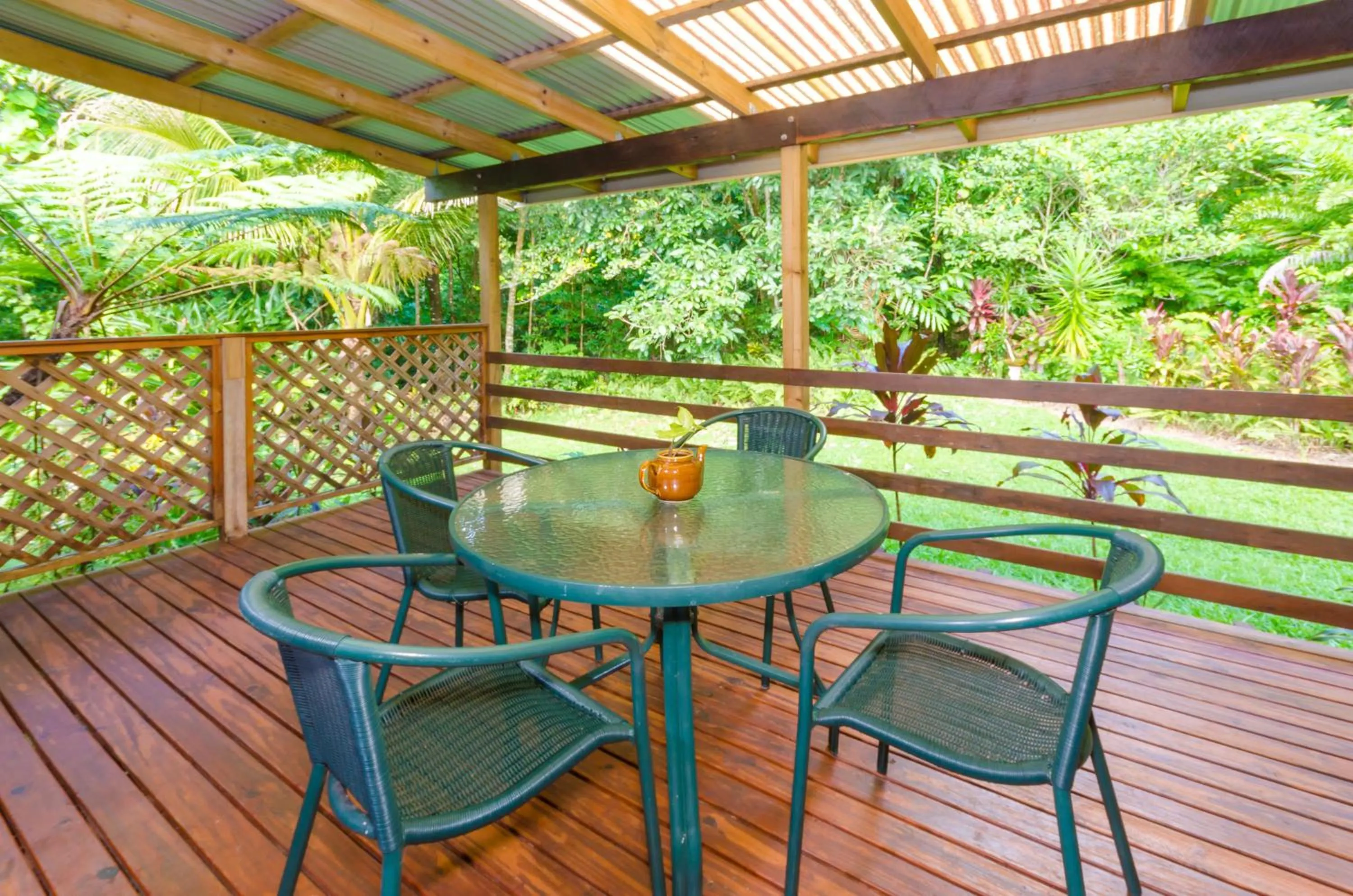 Balcony/Terrace in Epiphyte B & B
