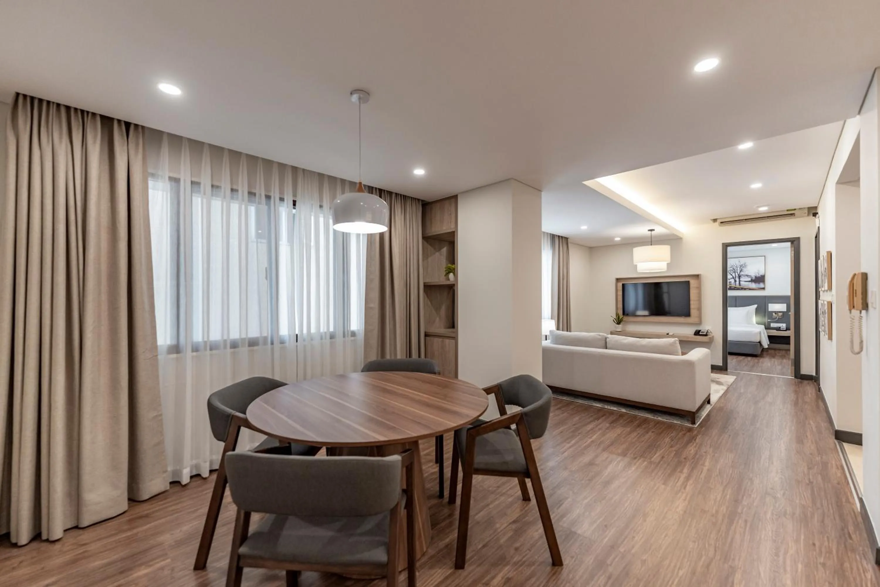 Communal lounge/ TV room in Garden View Court Suites Ho Chi Minh City