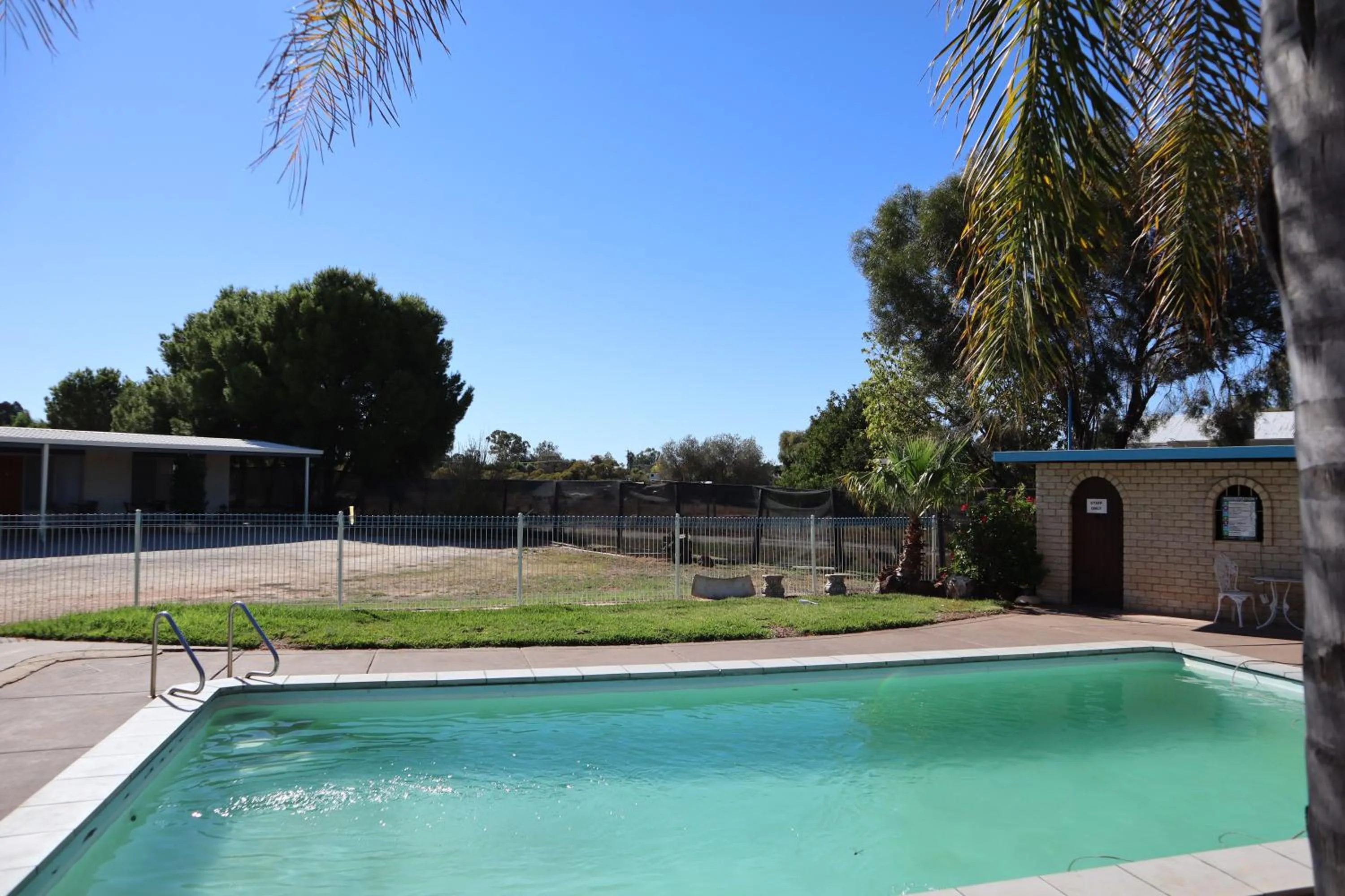 Swimming pool in Capri Motel