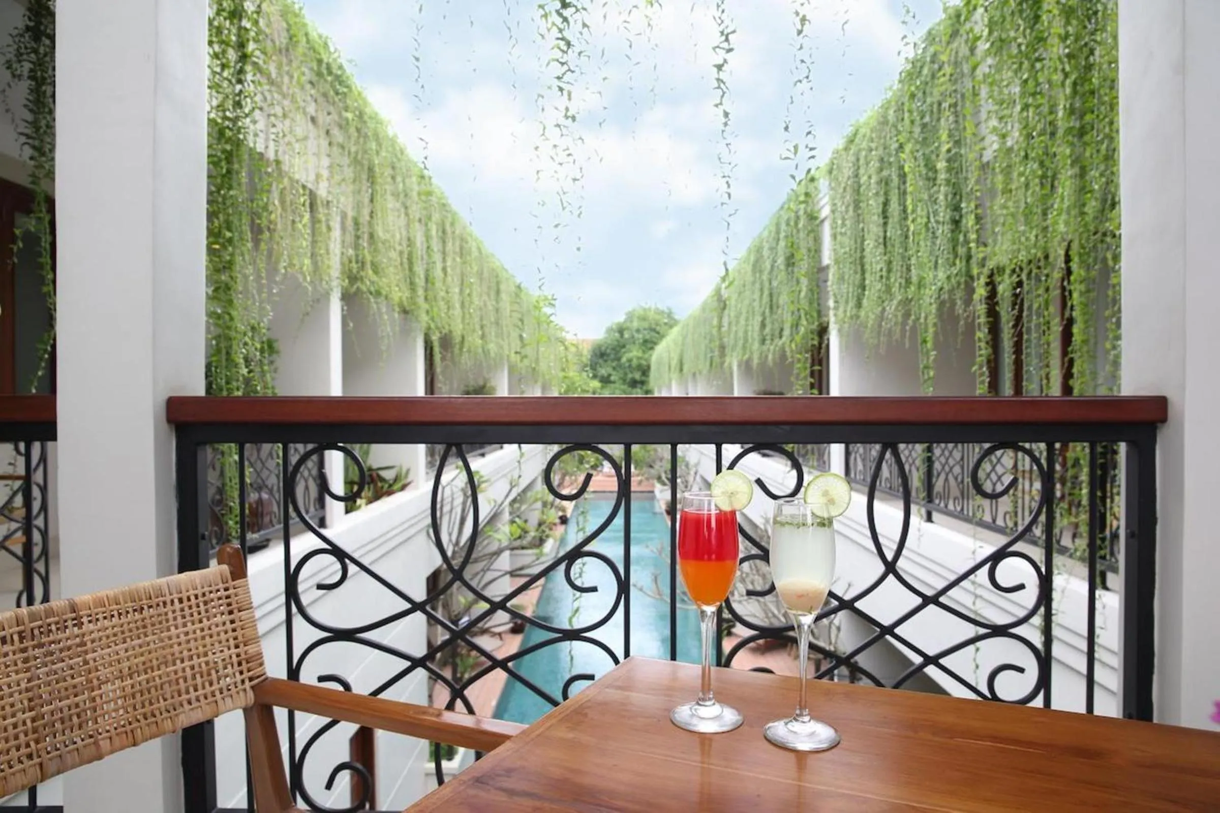 Balcony/Terrace in Seminyak Lagoon All Suites Hotel