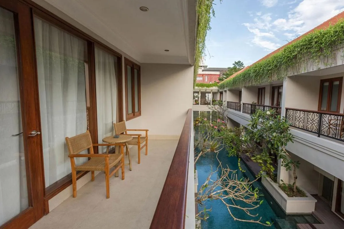 Patio in Seminyak Lagoon All Suites Hotel