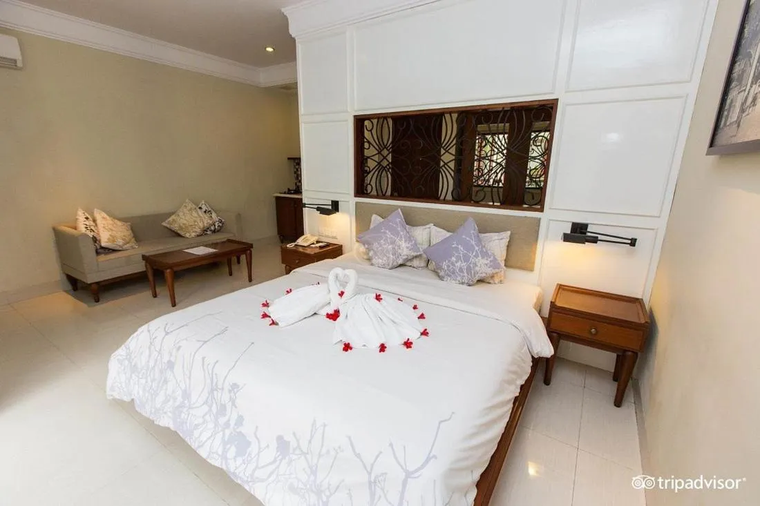 Bed in Seminyak Lagoon All Suites Hotel
