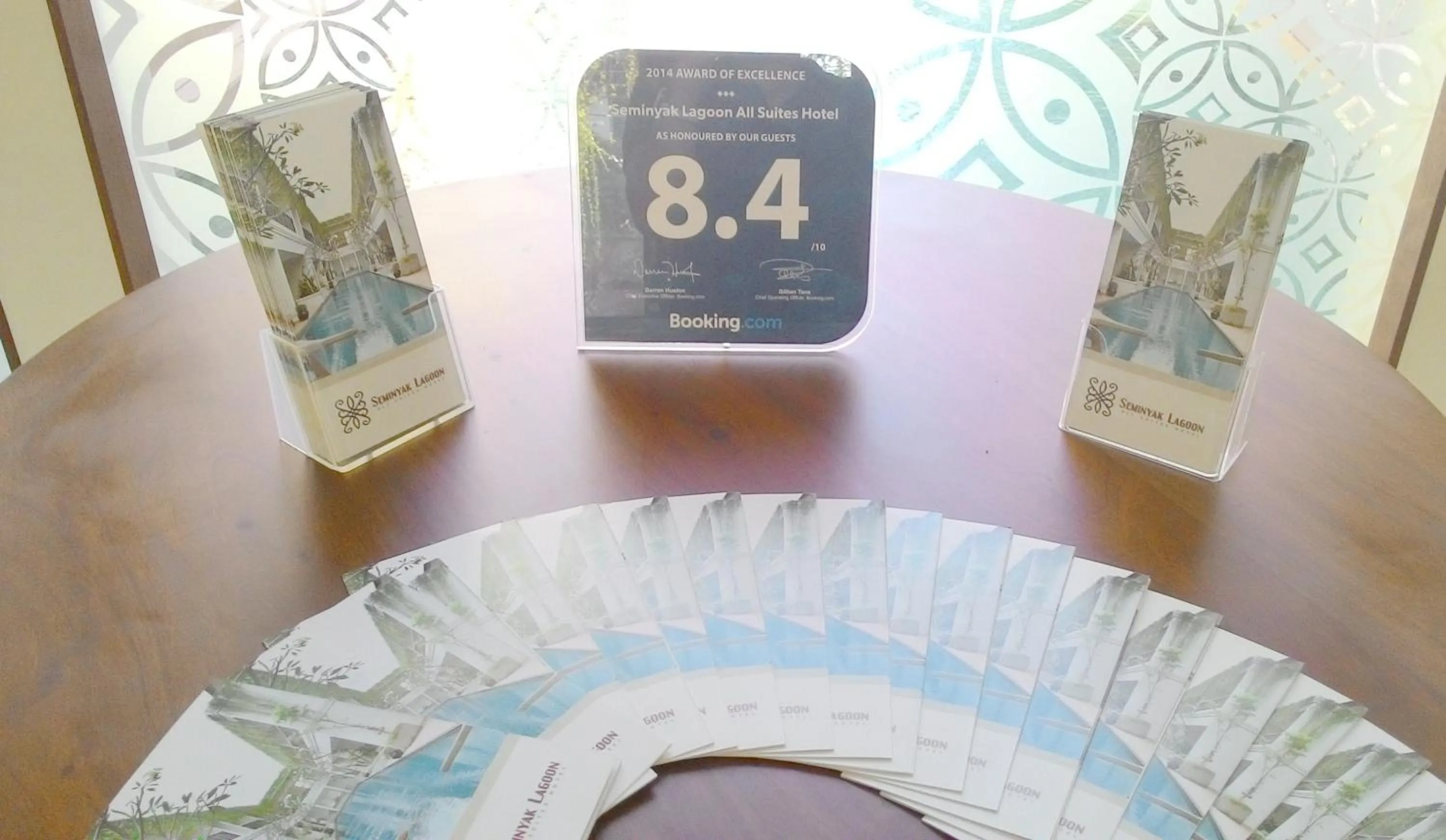 Certificate/Award in Seminyak Lagoon All Suites Hotel