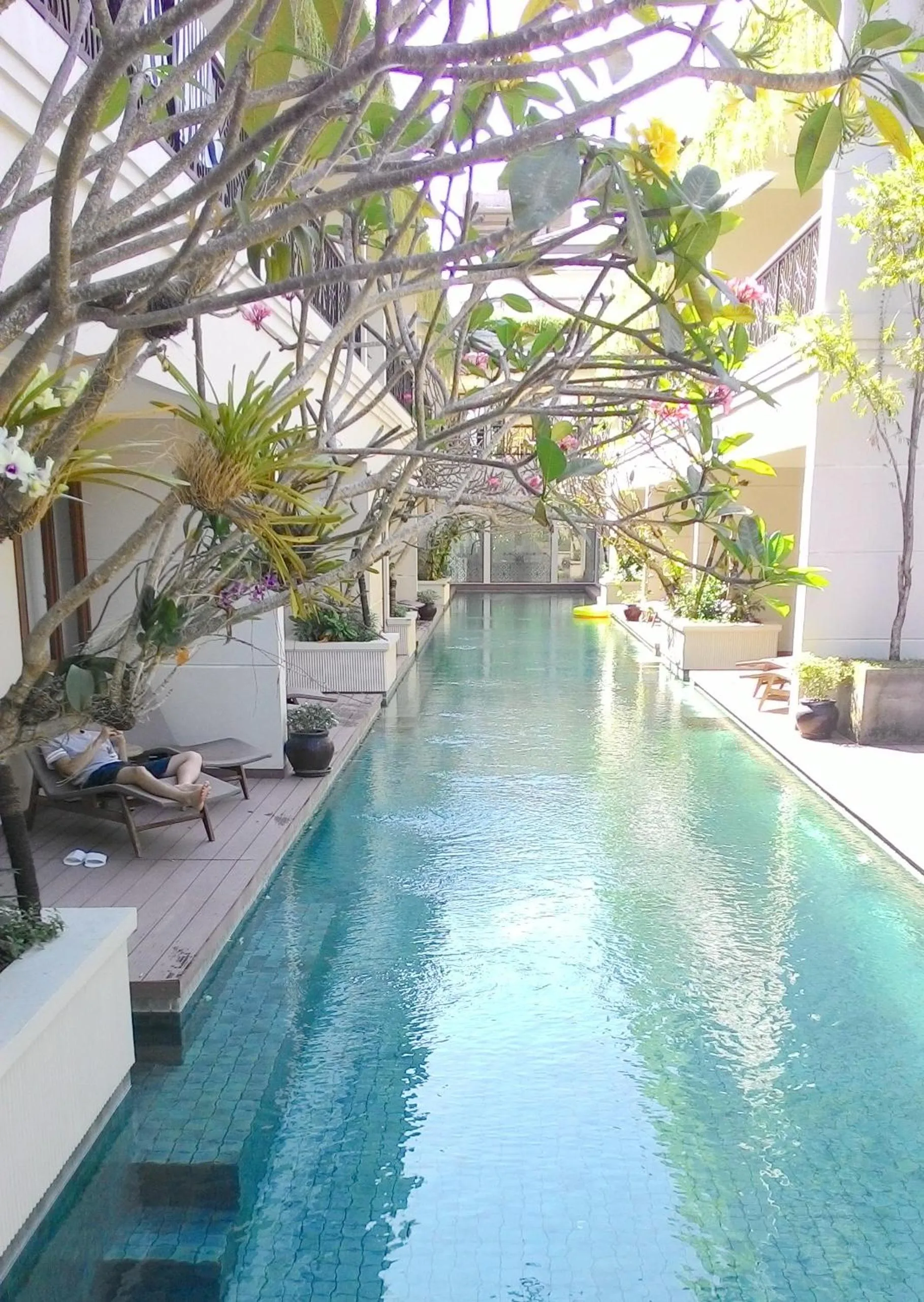 Swimming pool in Seminyak Lagoon All Suites Hotel