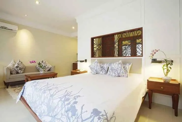 Bed in Seminyak Lagoon All Suites Hotel
