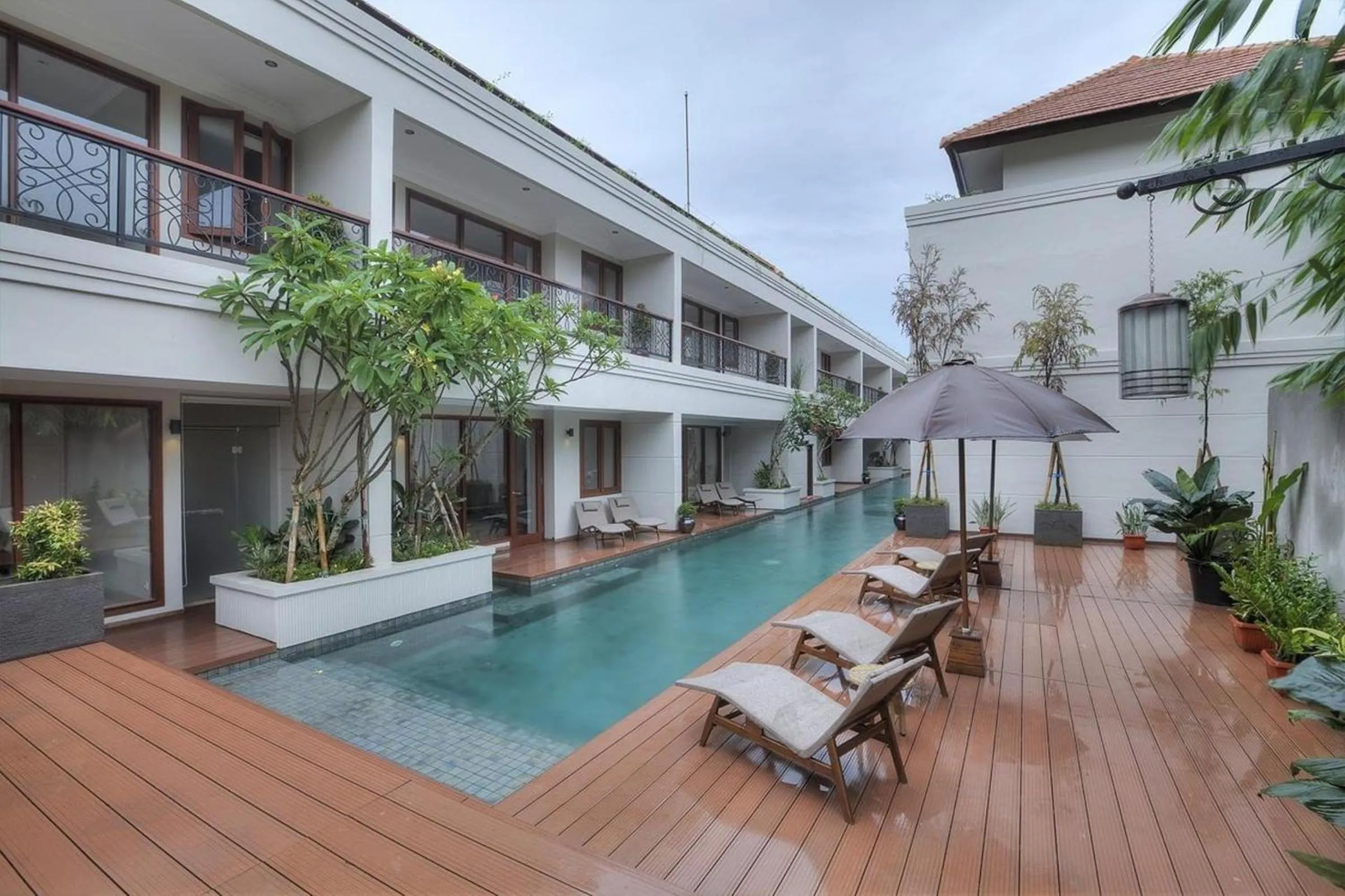 Property building in Seminyak Lagoon All Suites Hotel
