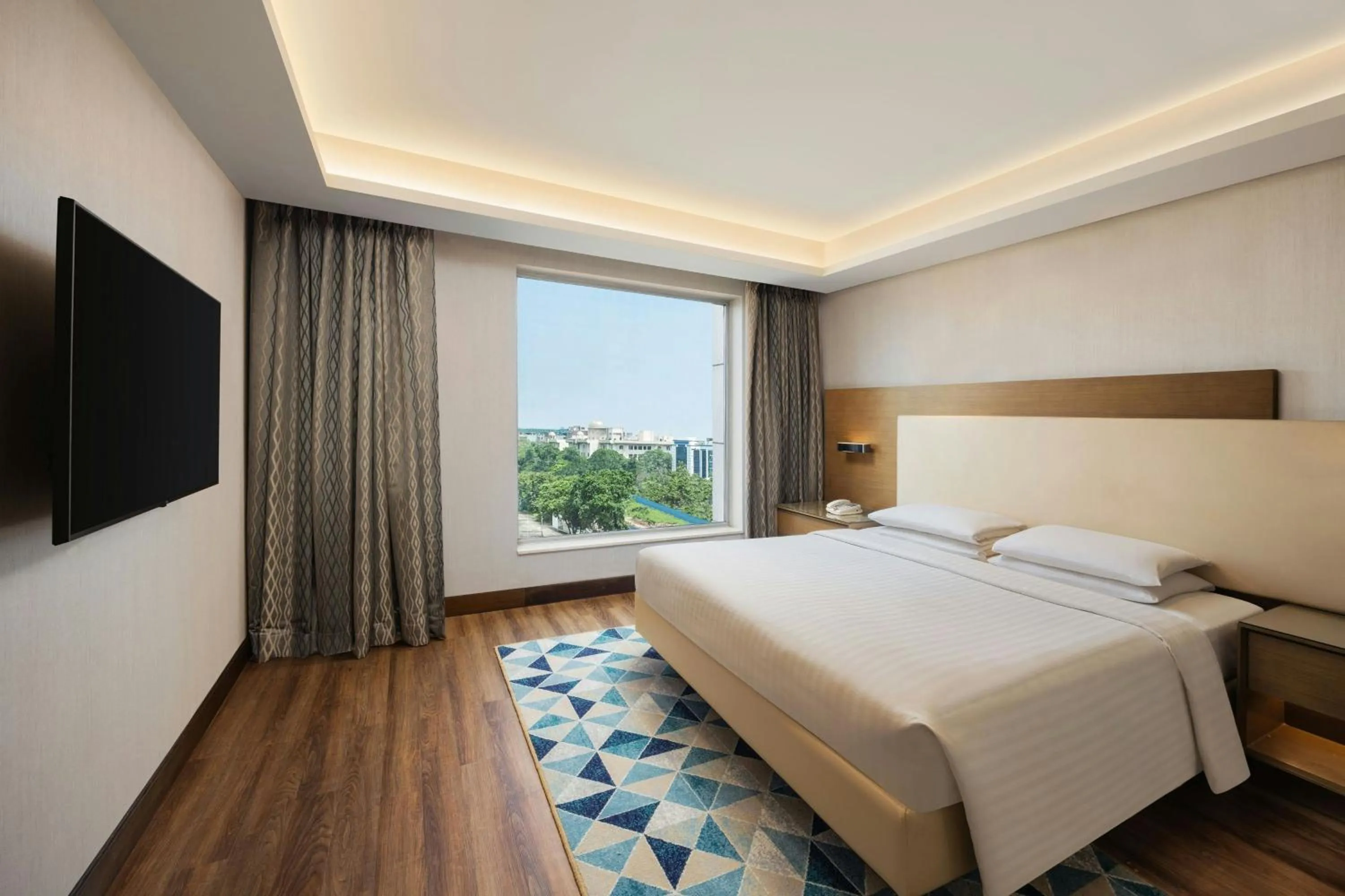 Photo of the whole room, Bed in Courtyard by Marriott Bhopal