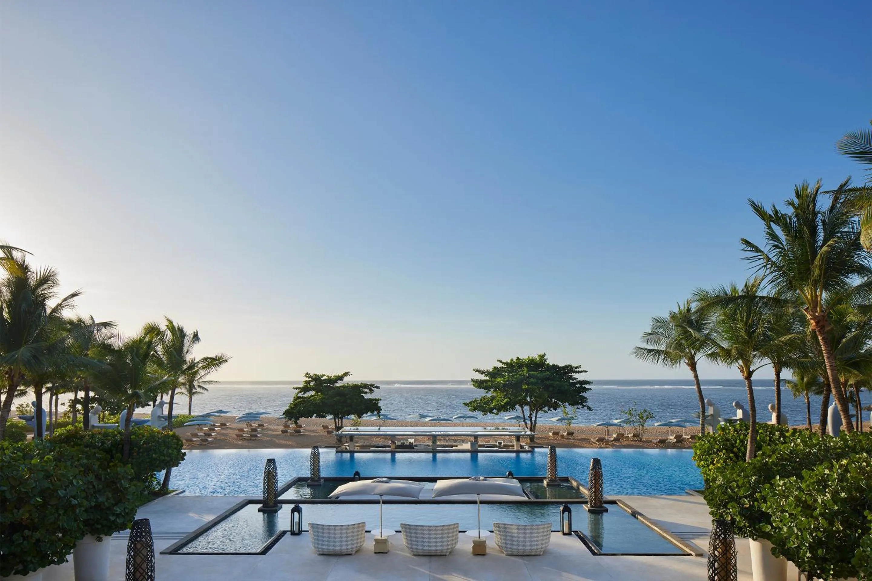 Pool view in Mulia Resort