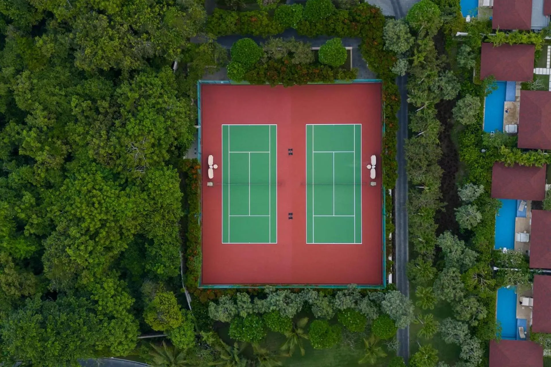 Tennis court in Mulia Resort