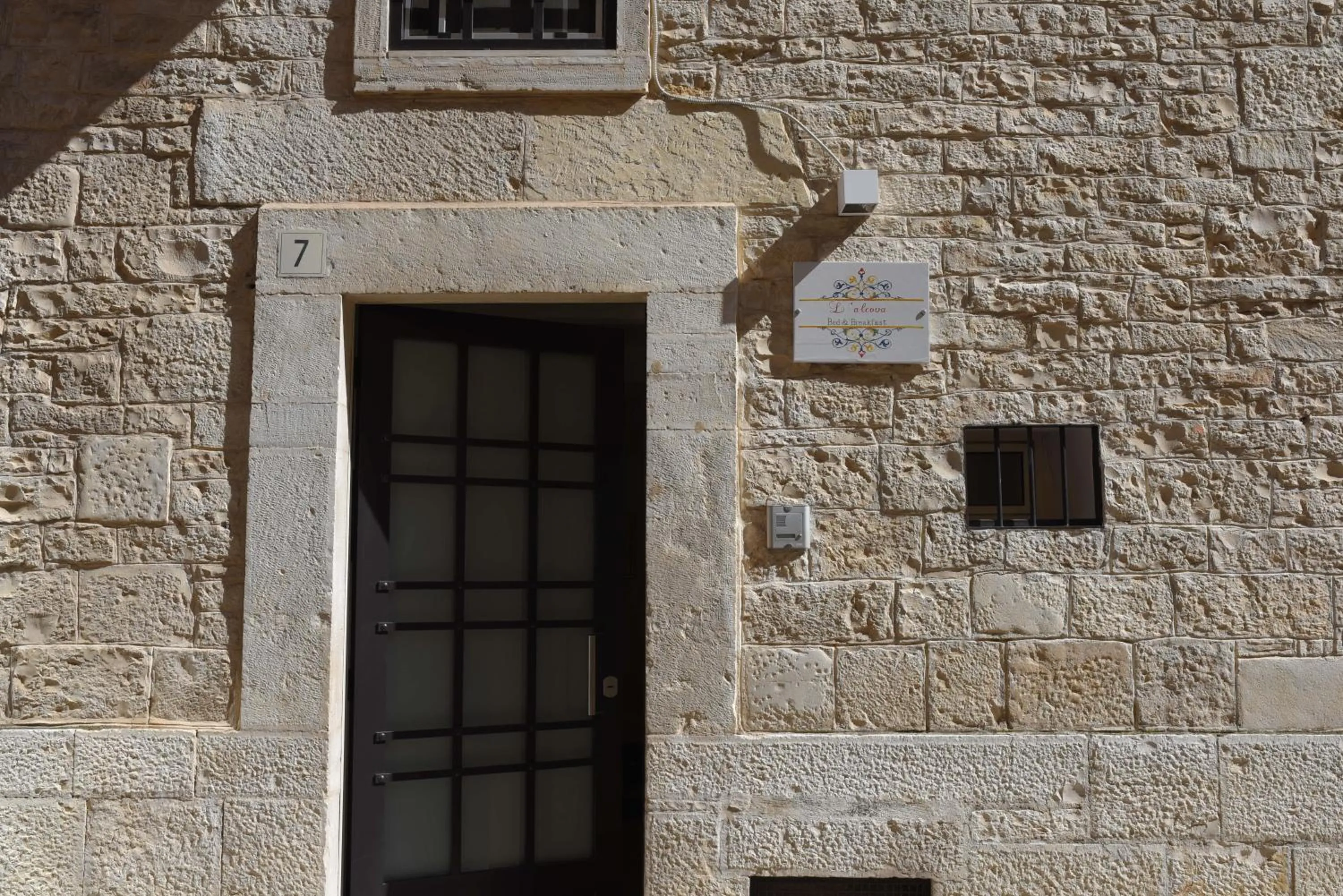 Facade/entrance in B&B L'alcova