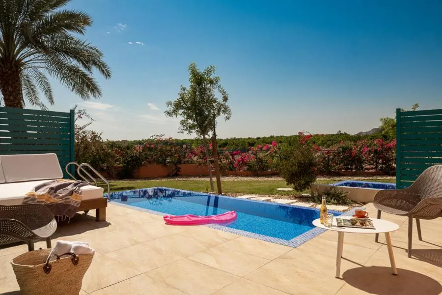 Garden view in U Splash Resort Eilat