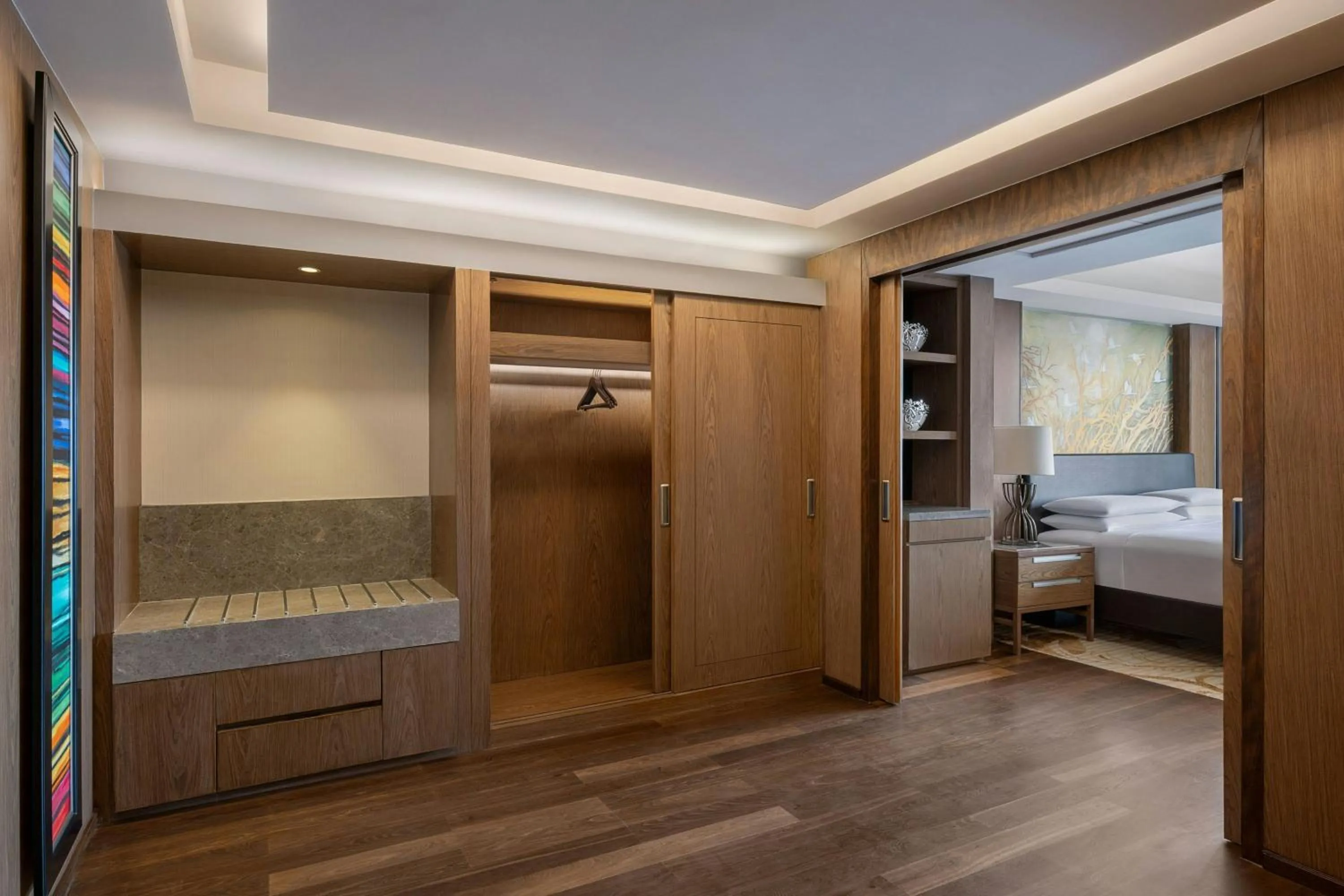 Photo of the whole room, Bed in Bengaluru Marriott Hotel Whitefield