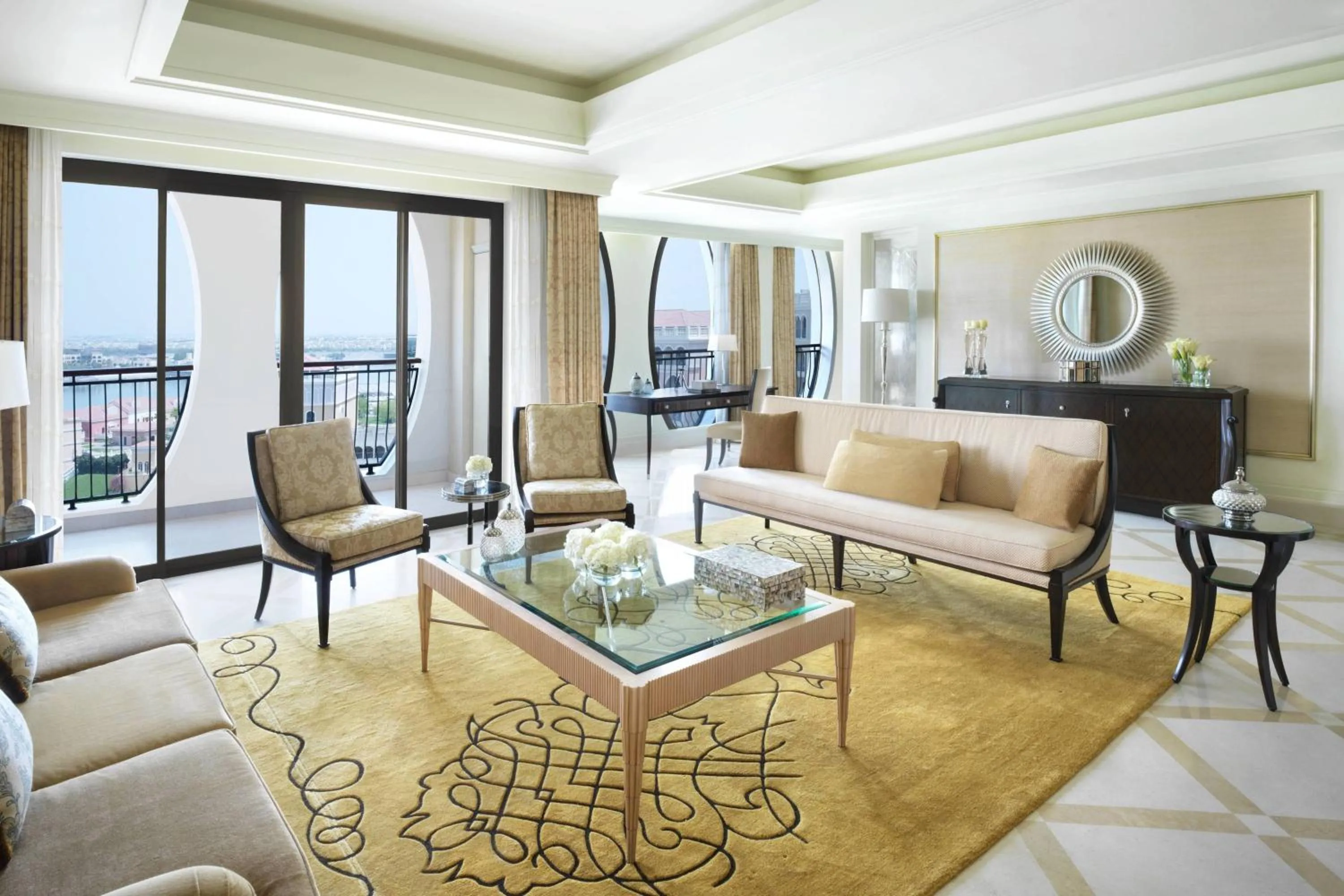 Living room in The Ritz-Carlton Abu Dhabi, Grand Canal
