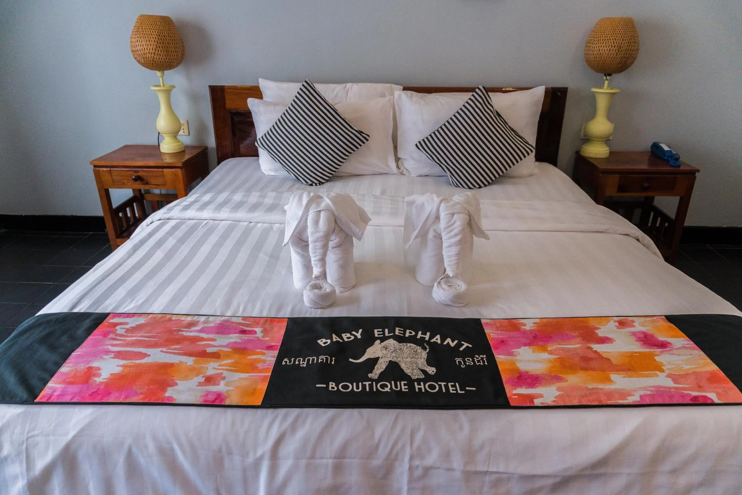 Bed in Baby Elephant Boutique Hotel