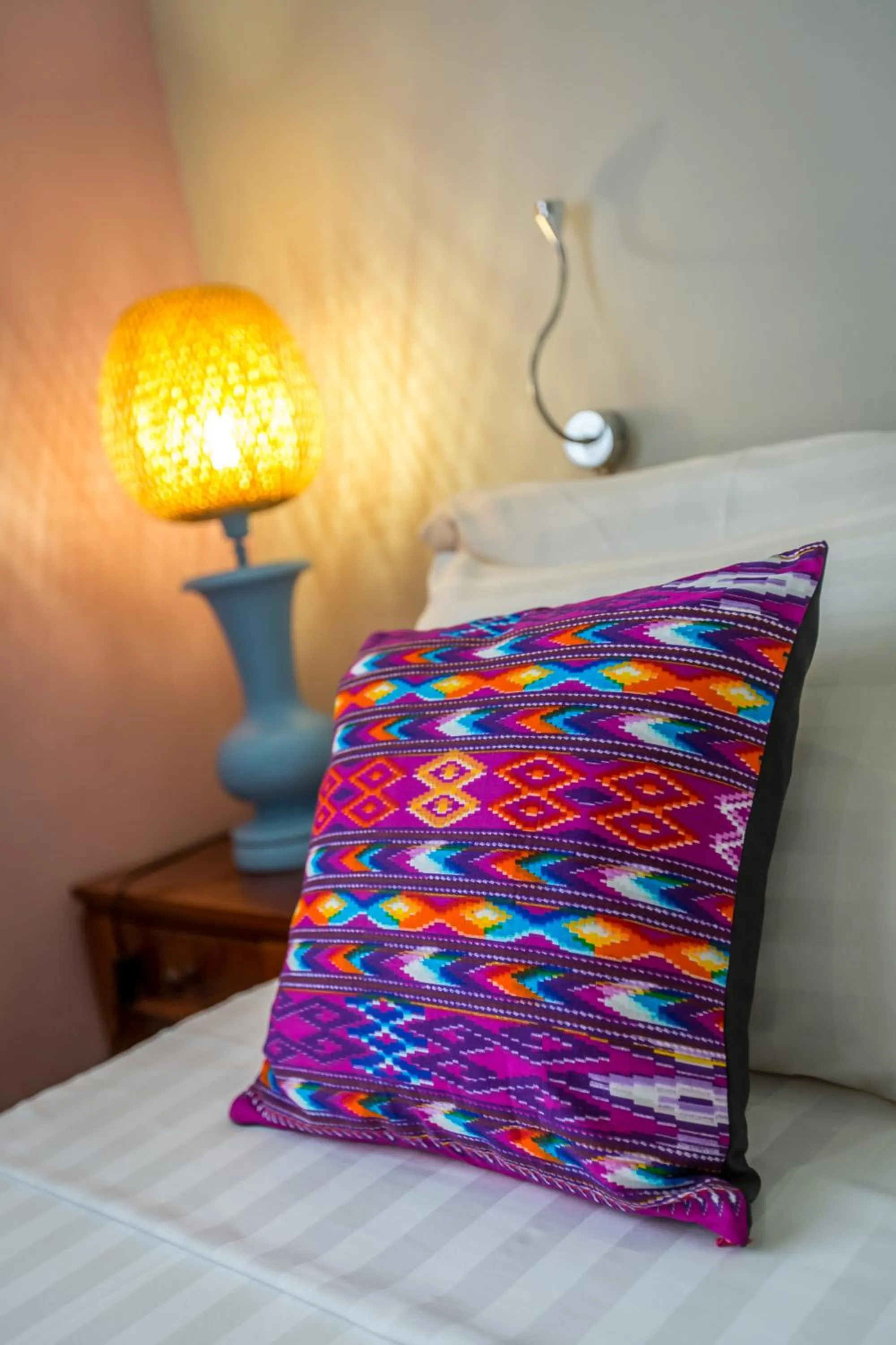 Decorative detail, Bed in Baby Elephant Boutique Hotel