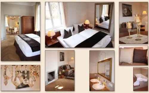 Photo of the whole room, Bed in Jagdschloss Mönchbruch