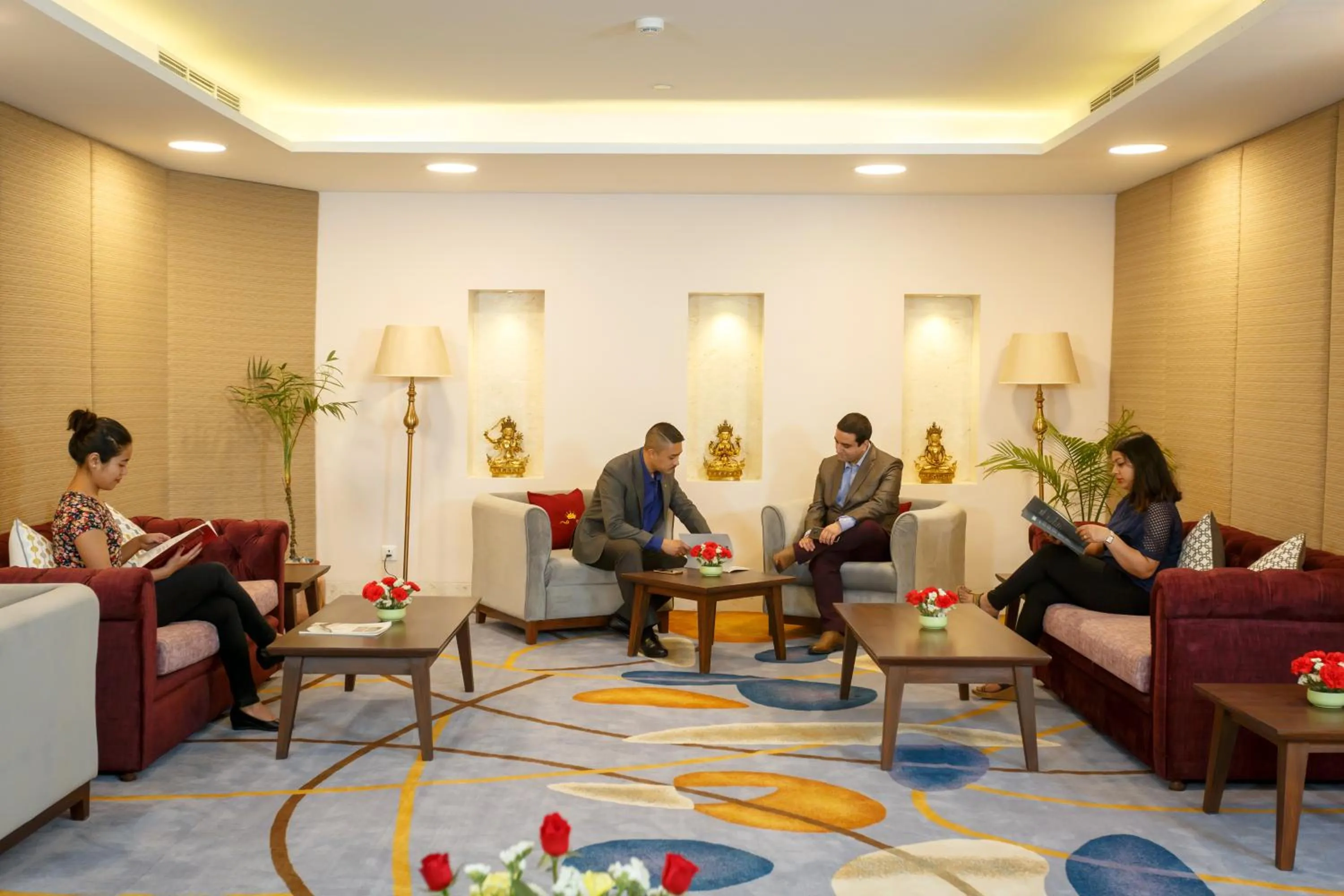 Lobby or reception in Hotel Crowne Imperial