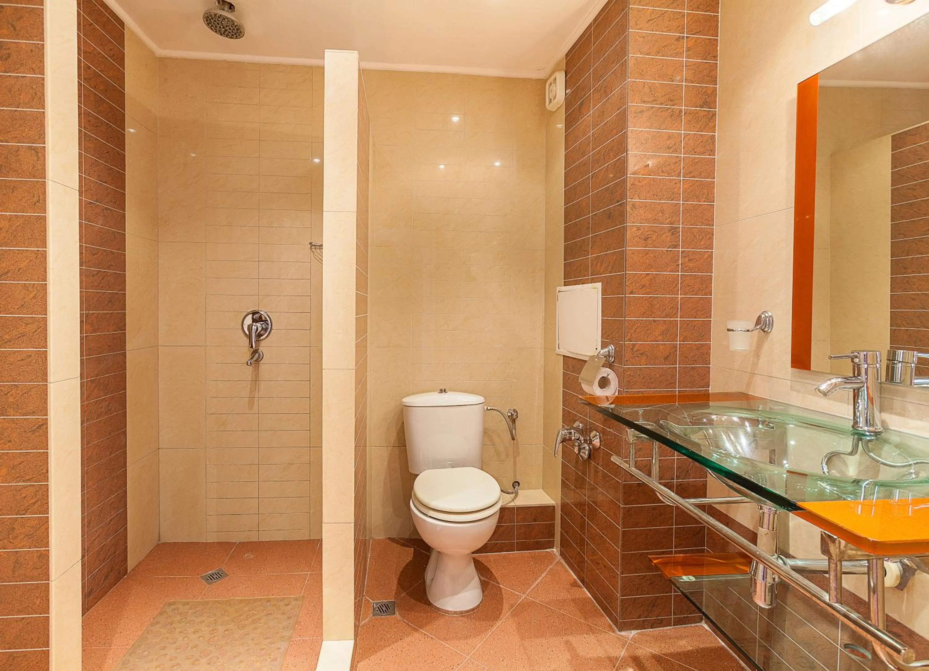 Bathroom in Family Hotel Central