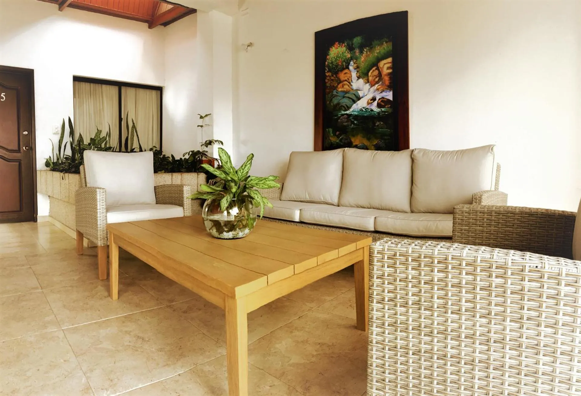 Living room in Hotel Riviera Plaza